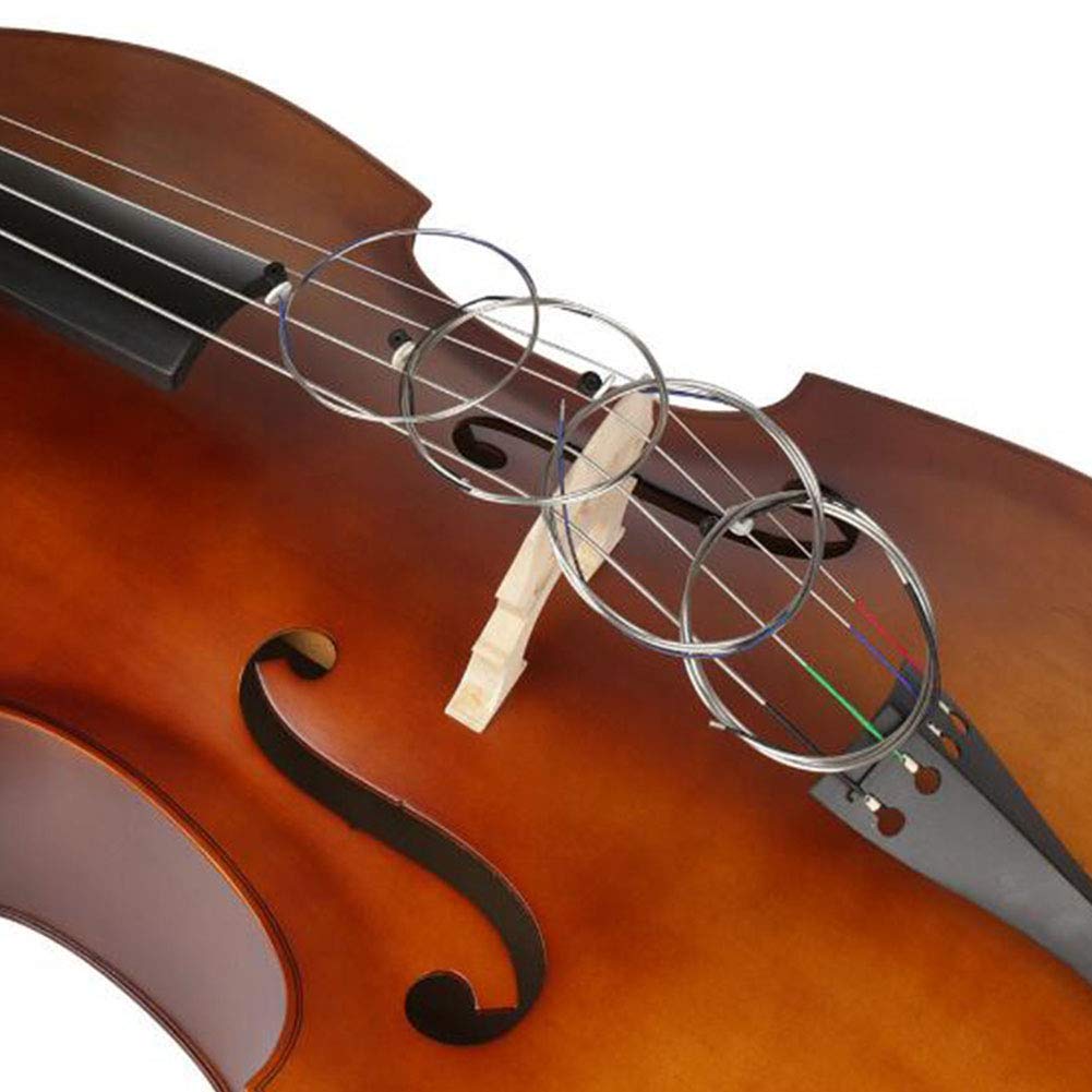 Double Bass String, Professional Double Bass Steel Wire String Music Instrument Accessory for Bass Upright Bass Strings Double Bass Strings