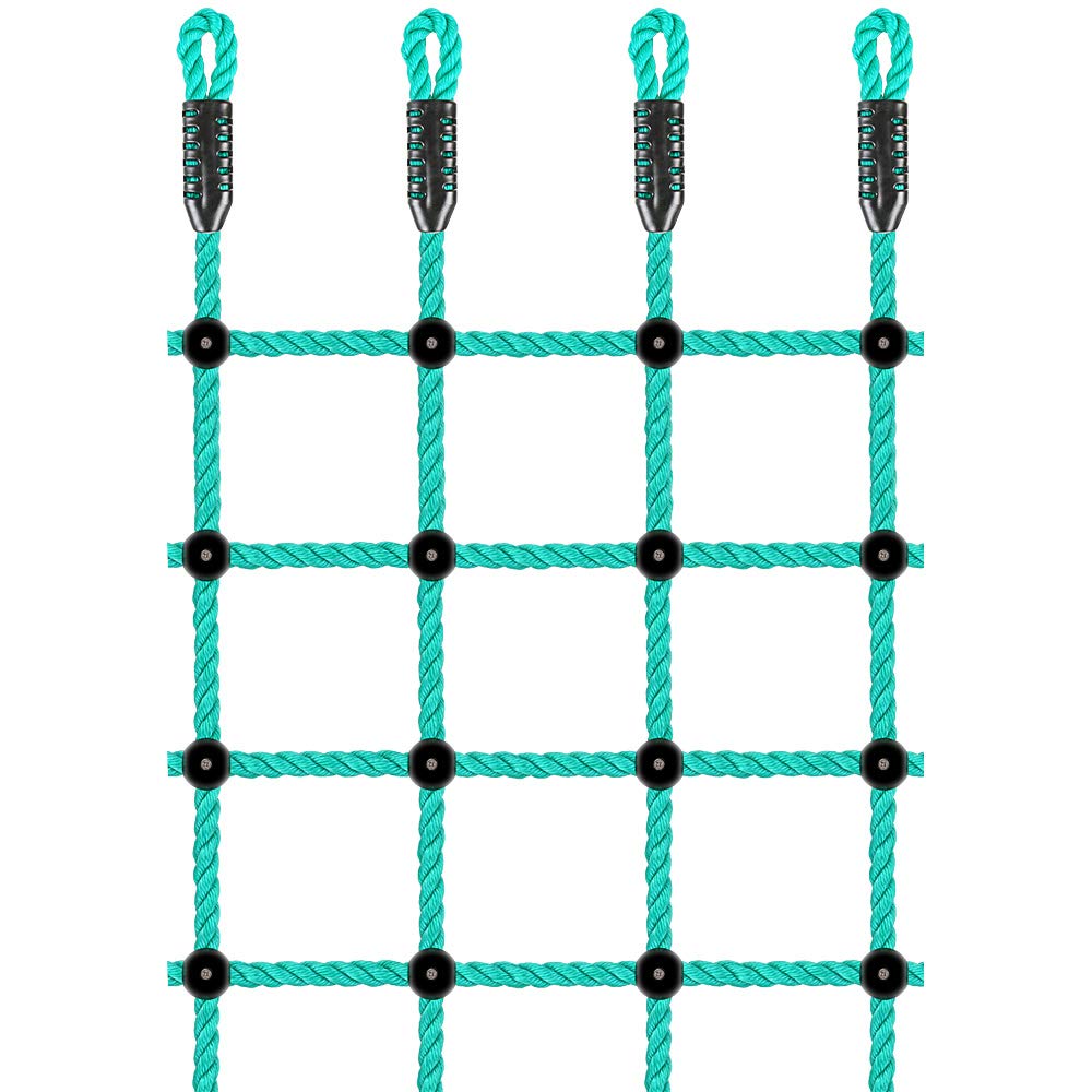 BeneLabel Climbing Cargo Net, Indoor/Outdoor Military Webbing Net, 100% Nylon Rope Ladder, Corrosion Resistant, 75cm x 195cm