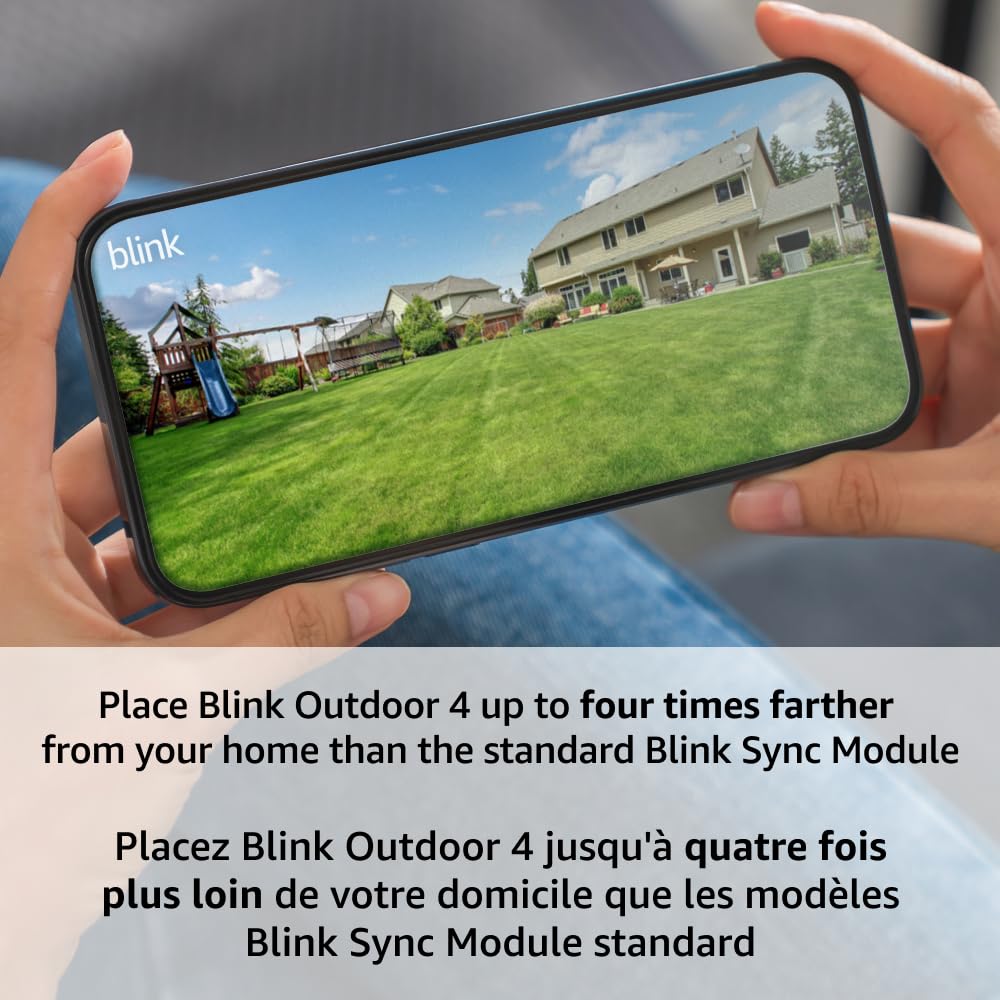 Blink Sync Module XR (newest model) — System hub for all Blink devices, go up to 400 feet from your home with extended range for Outdoor 4