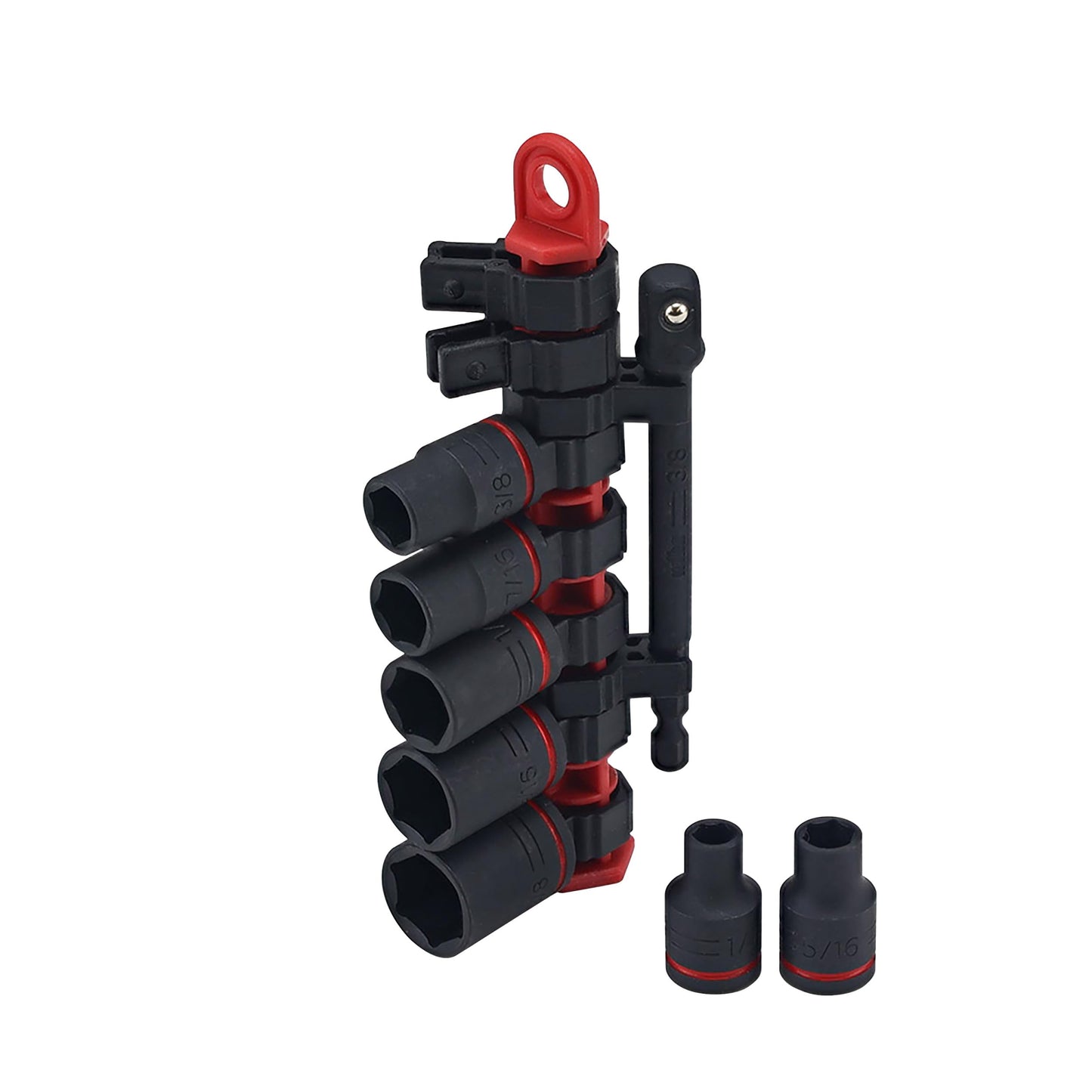 Wiha 72093 8 Piece 3/8" Drive SAE Impact Socket Set