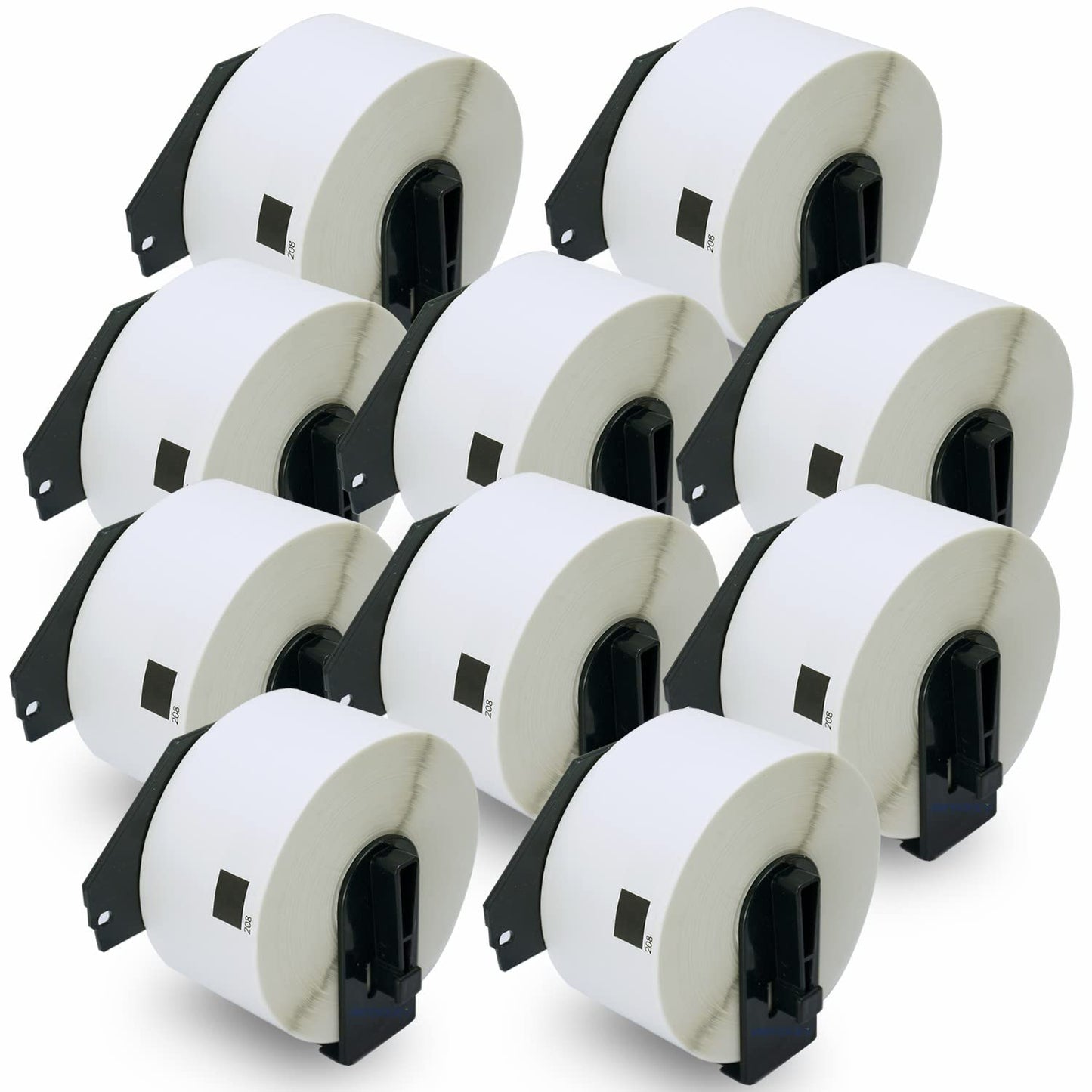 BETCKEY - Compatible Large Address Labels Replacement for Brother DK-1208 (1.4 in x 3.5 in), Use with Brother QL Label Printers [10 Rolls/4000 Labels]