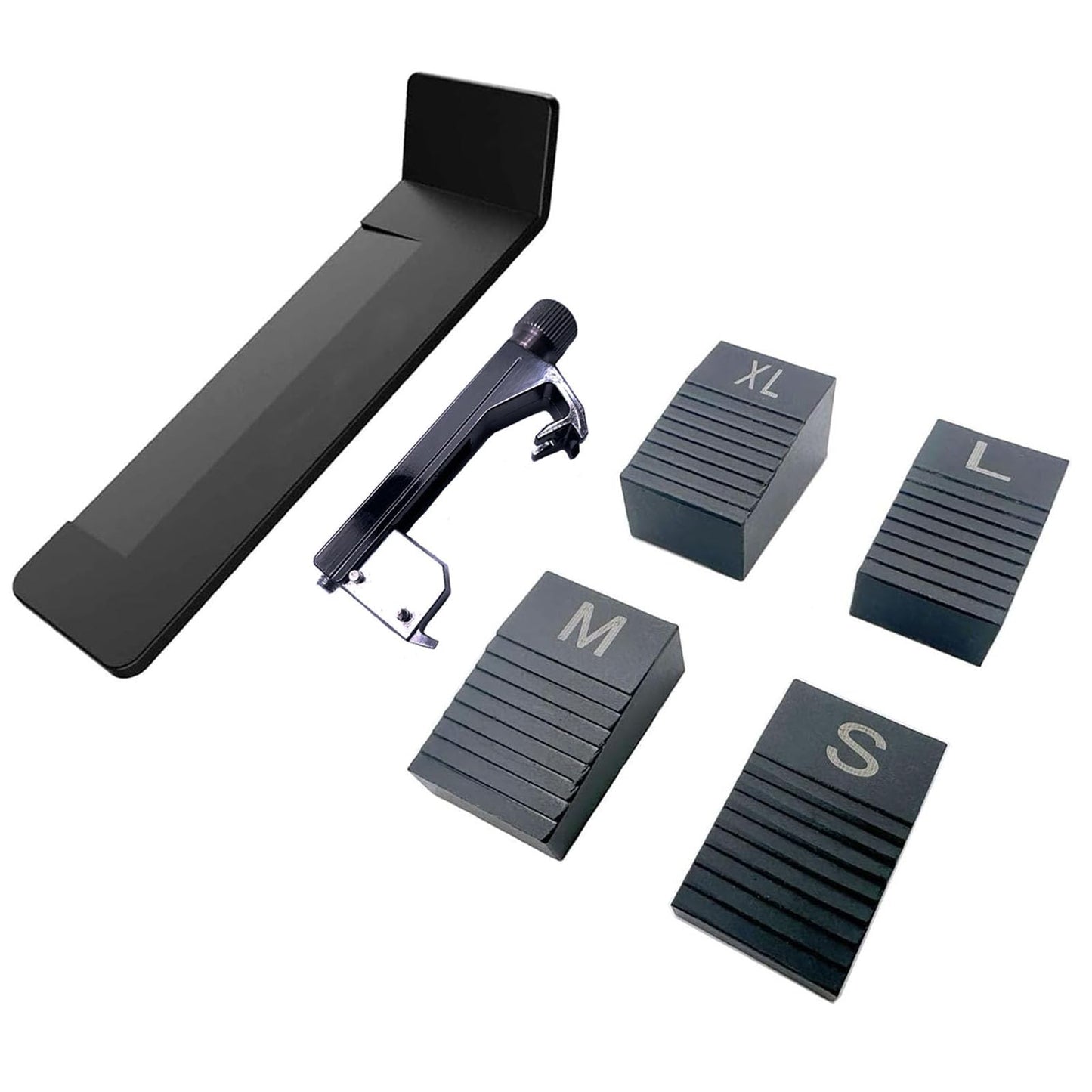 TUOREN Guitar Floating Tremolo Set Up Blocks Slider Set, Intonation Adjuster and Tremolo Bridge Shim Compatible with Floyd Rose Electric Guitar Accessories, Guitar Luthier Tool Set 1/4" - 3/4"