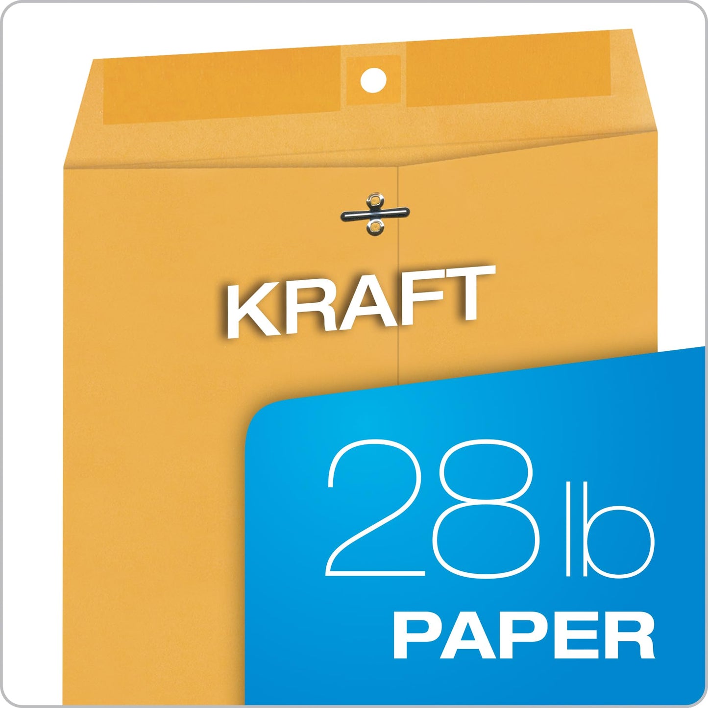 Quality Park Clasp 9 x 12 Inch 28lb Brown Kraft Envelopes 100 Count (37890)