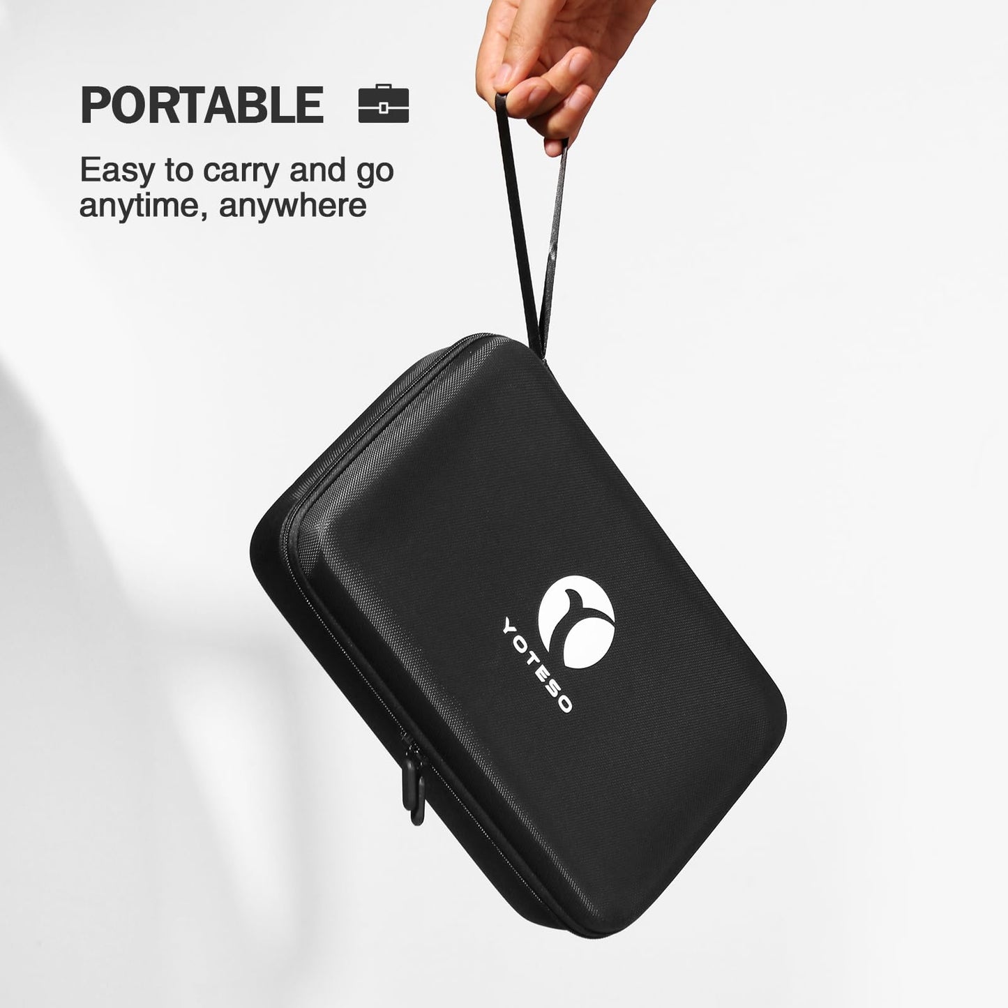 Wireless Microphone Case Compatible with Tonor TW630, Dual Microphone Bag: Hard EVA Case for Handheld Microphone, Hard Mic Travel Case, Home Mic Storage Case Compatible with JBL Wireless Microphone