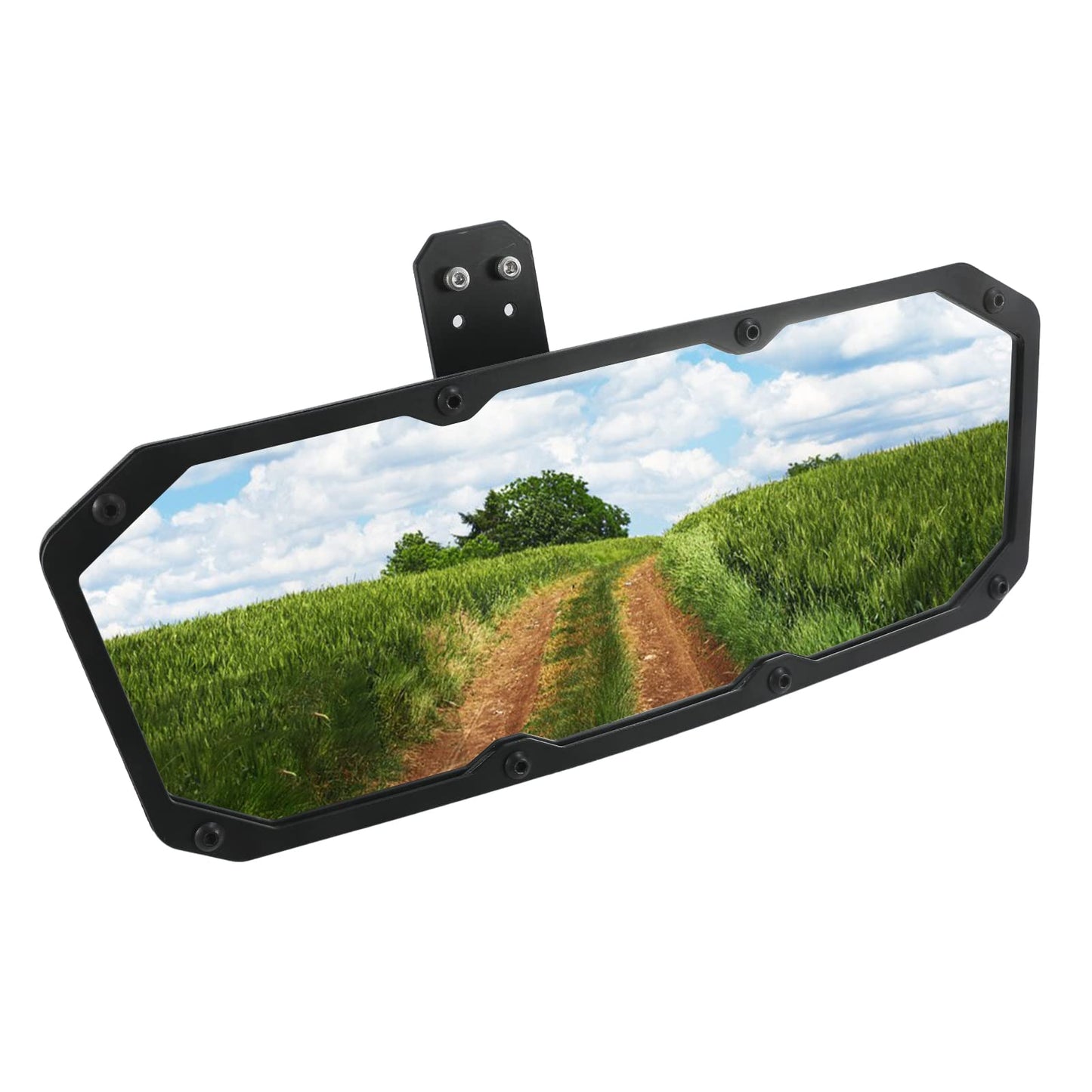 OFIG Ranger Rear View Mirror, UTV Rear View Mirror Compatible With 2017-2026 Polaris Ranger 500 570 900 XP 1000 XP/Crew, Require Factory Drop Down Mounting Tab OEM#2879969