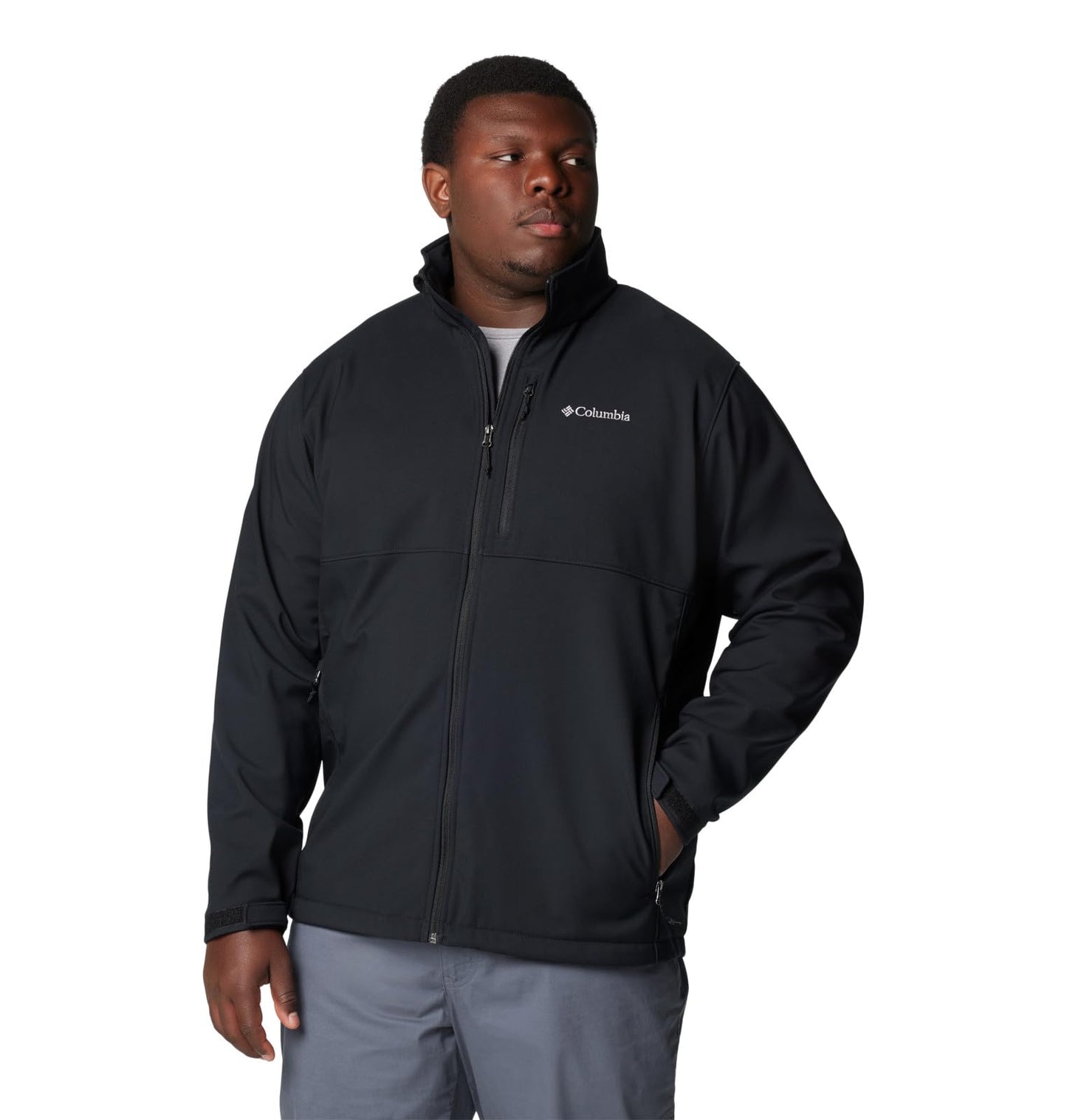 Columbia Men's Ascender Softshell Jacket, 2024 Black, Small