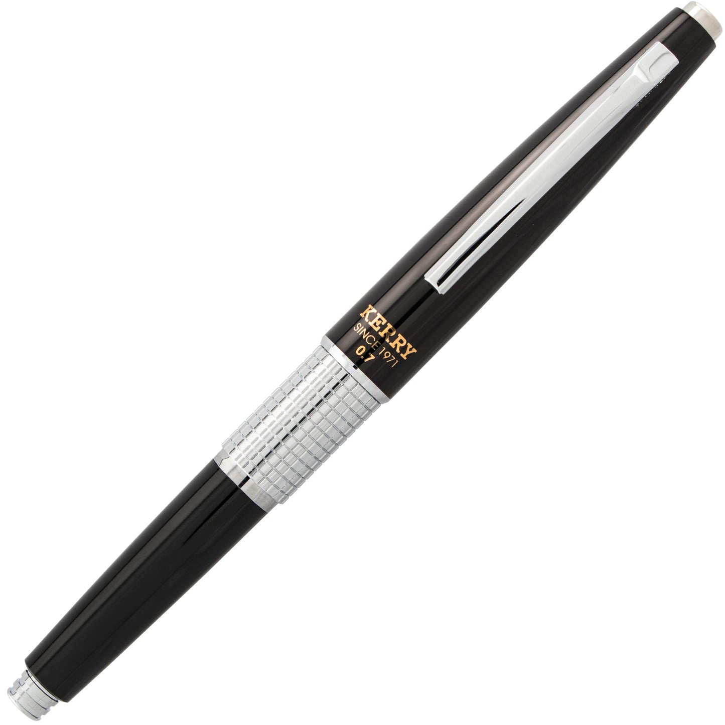 Pentel P1037A Pentel Sharp Kerry Mechanical Pencil, 0.70 mm, Metallic Black Barrel, 1 Unit