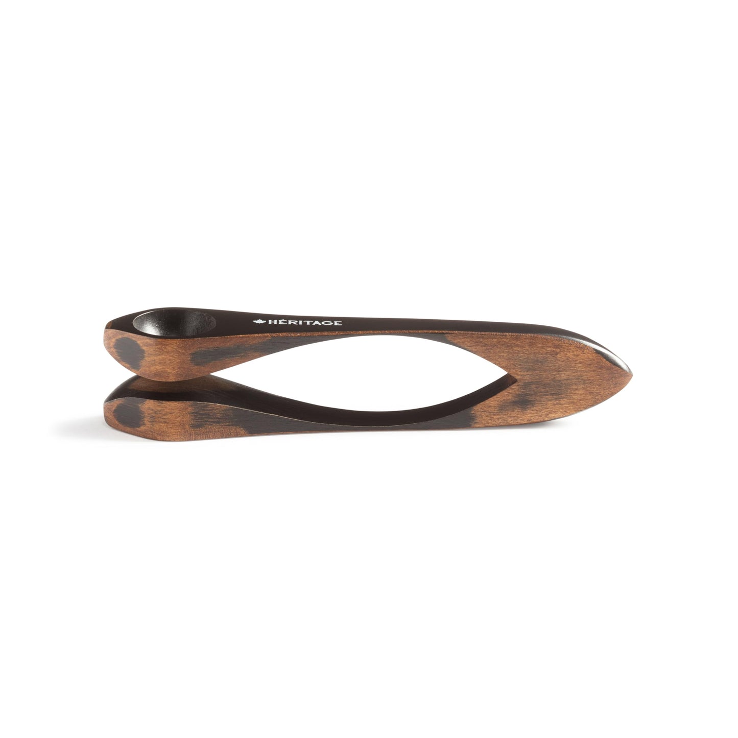 Heritage Musical Spoons Giboulée Small Canadian Maplewood Handmade Natural Wood Sound Folk Percussion Instrument - Black