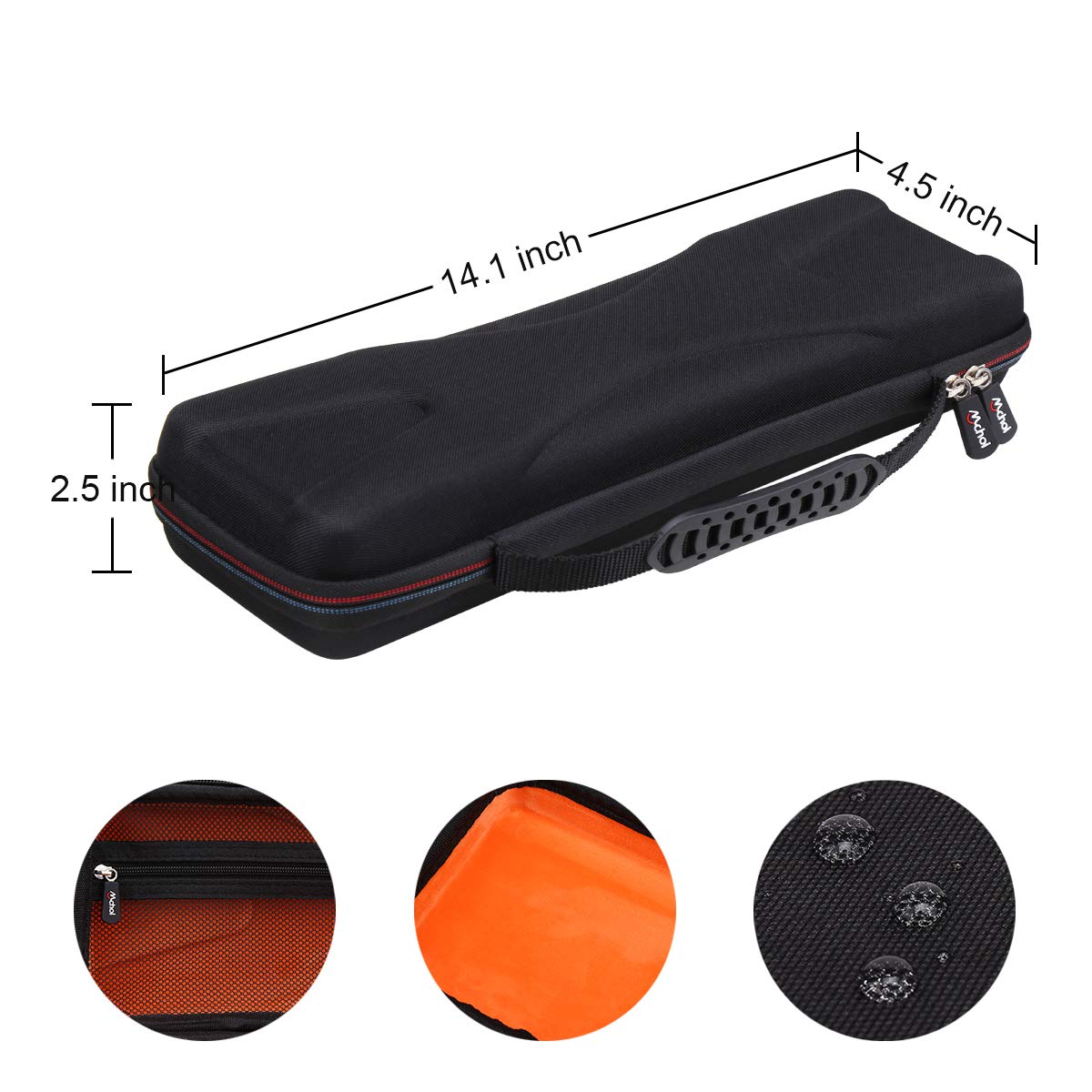 Mchoi - Portable Hard Case Compatible with Hercules DJControl Starlight Pocket DJ USB Controller, Case Only