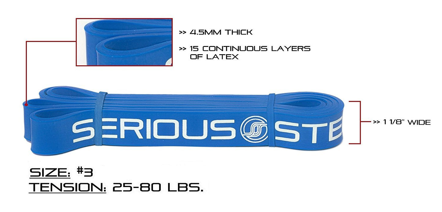 Bands Weight Lifting Powerlifting Band Exercise Bands #1, 2, 3 Set