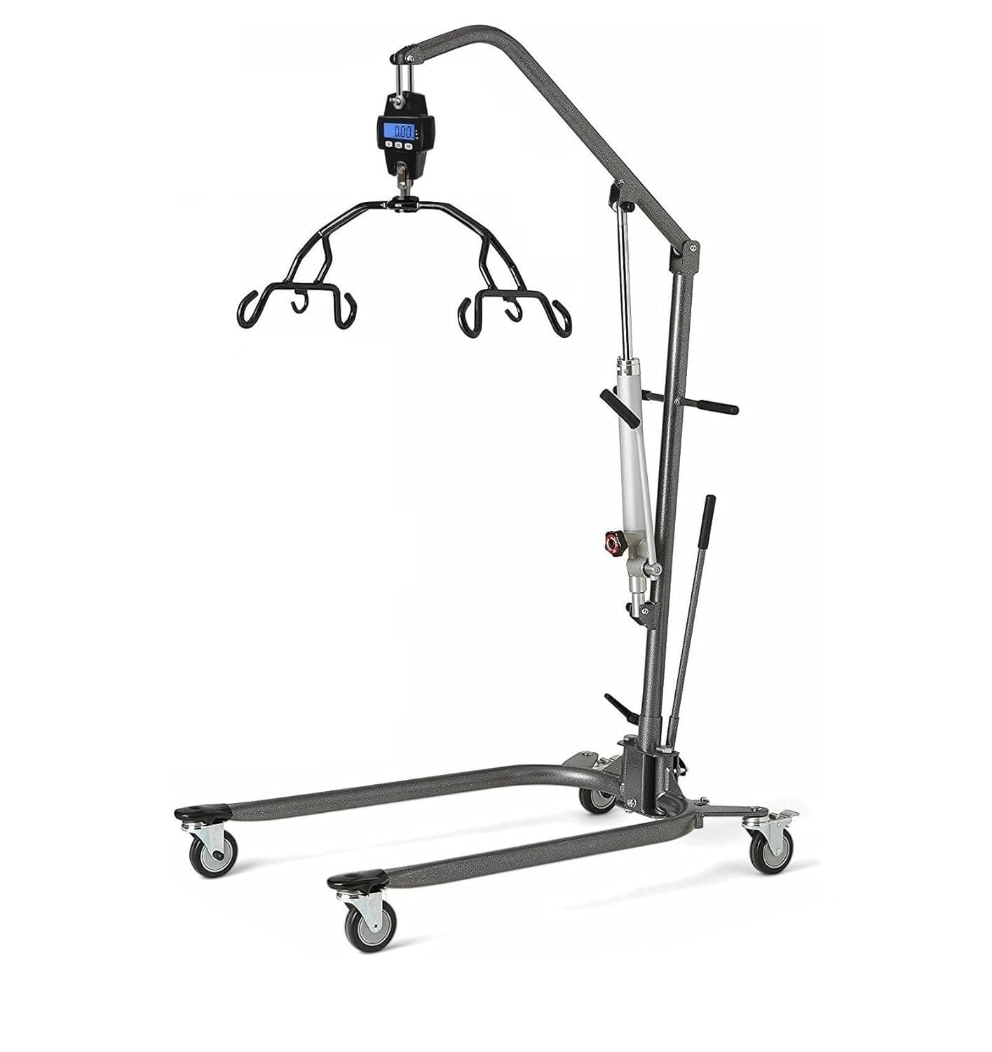SIKE Hydraulic Home Patient Lift Scale with Digital Display, Stainless Steel Link Kit