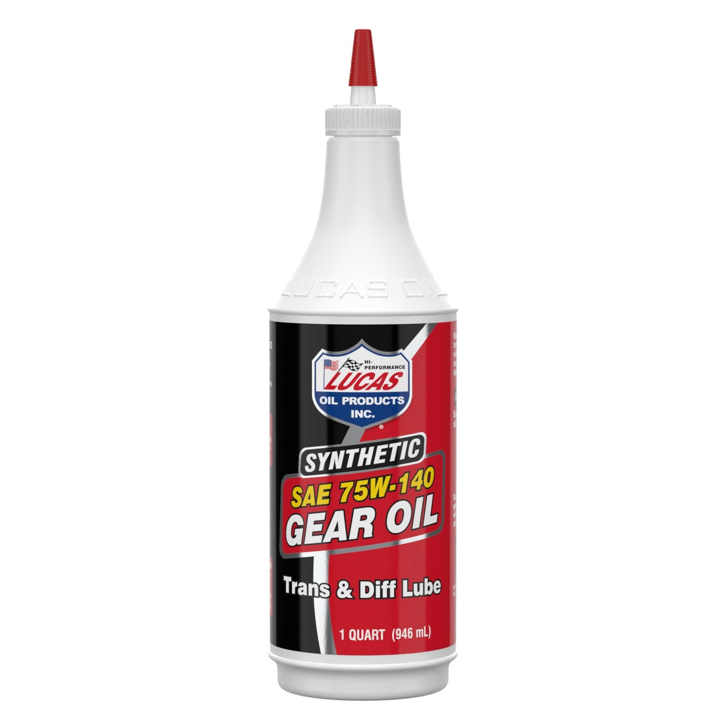 Lucas Oil 10121 SAE 75W-140 Synthetic Transmission and Differential Lube - 1 Quart