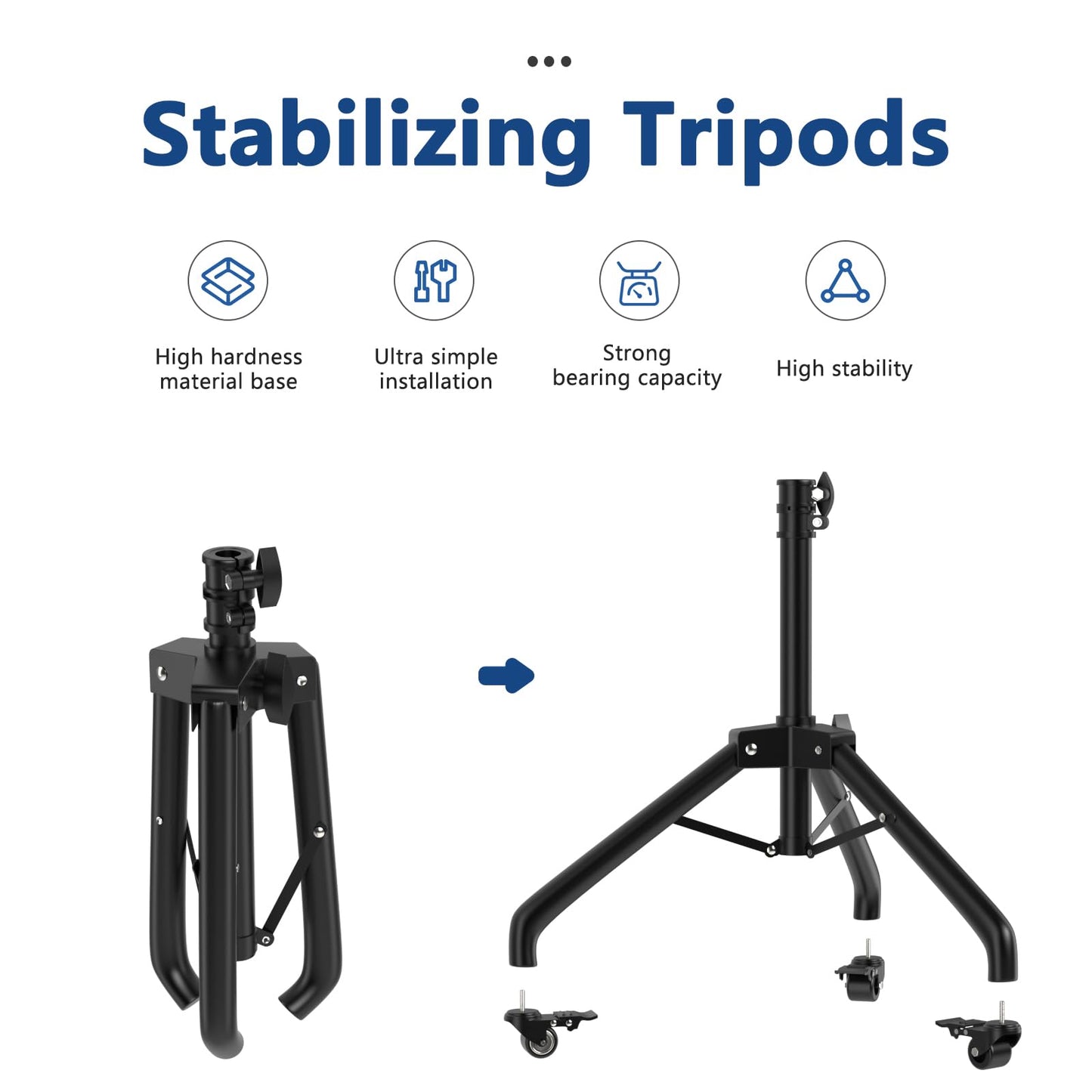 ZHOOGE Salon Tray Cart on Wheels with Stand Rack Tray, Height Adjustable Salon Service Tray with 360 Degree Mute Universal Wheel for Tattoo Work, SPA and Dental Tray