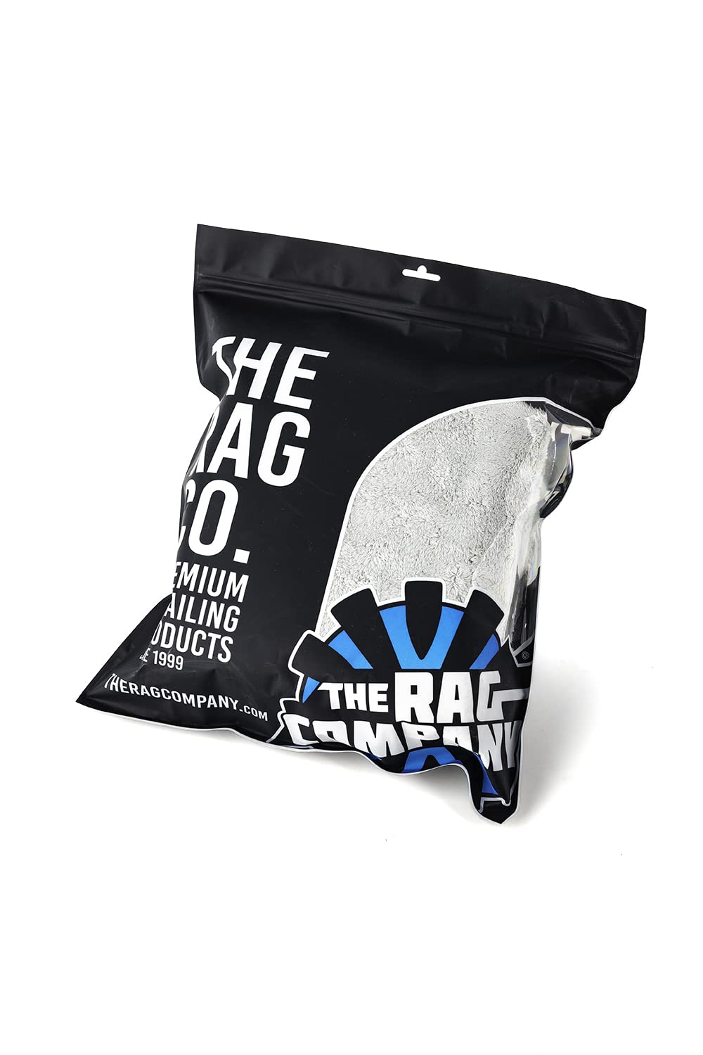 The Rag Company - Eagle Edgeless 500 - Professional Korean 70/30 Blend Super Plush Microfiber Detailing Towels, 500GSM, 16in x 16in, Ice Grey (4-Pack)