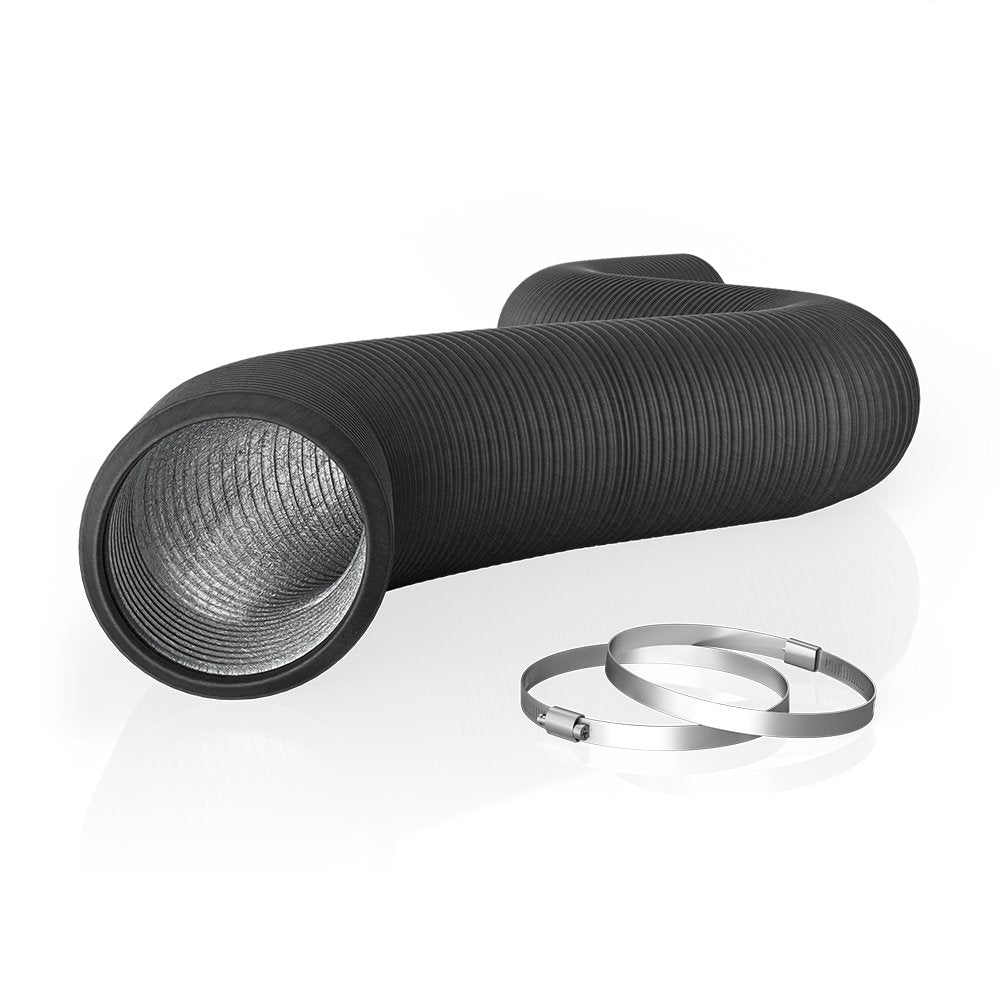 AC INFINITY Flexible 4-Inch Aluminum Ducting, Heavy-Duty Four-Layer Protection, 25-Feet Long for Heating Cooling Ventilation and Exhaust