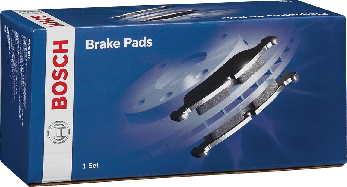 Bosch Blue BE2076H Ceramic Disc Brake Pad Set with Hardware - Front