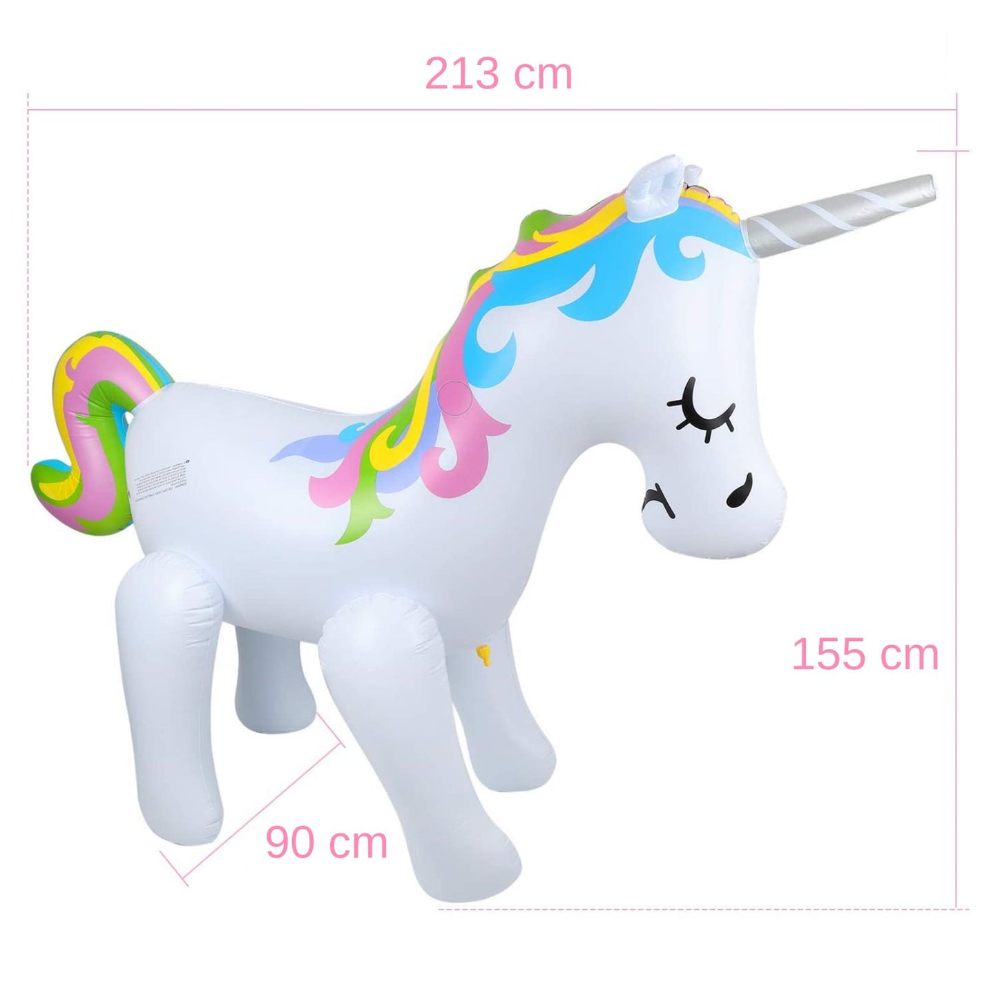 Float Joy Sprinkler for Kids Unicorn Water Sprinklers Inflatable Toys for Outdoor Play Summer Yard Kids and Adults Party Decoration