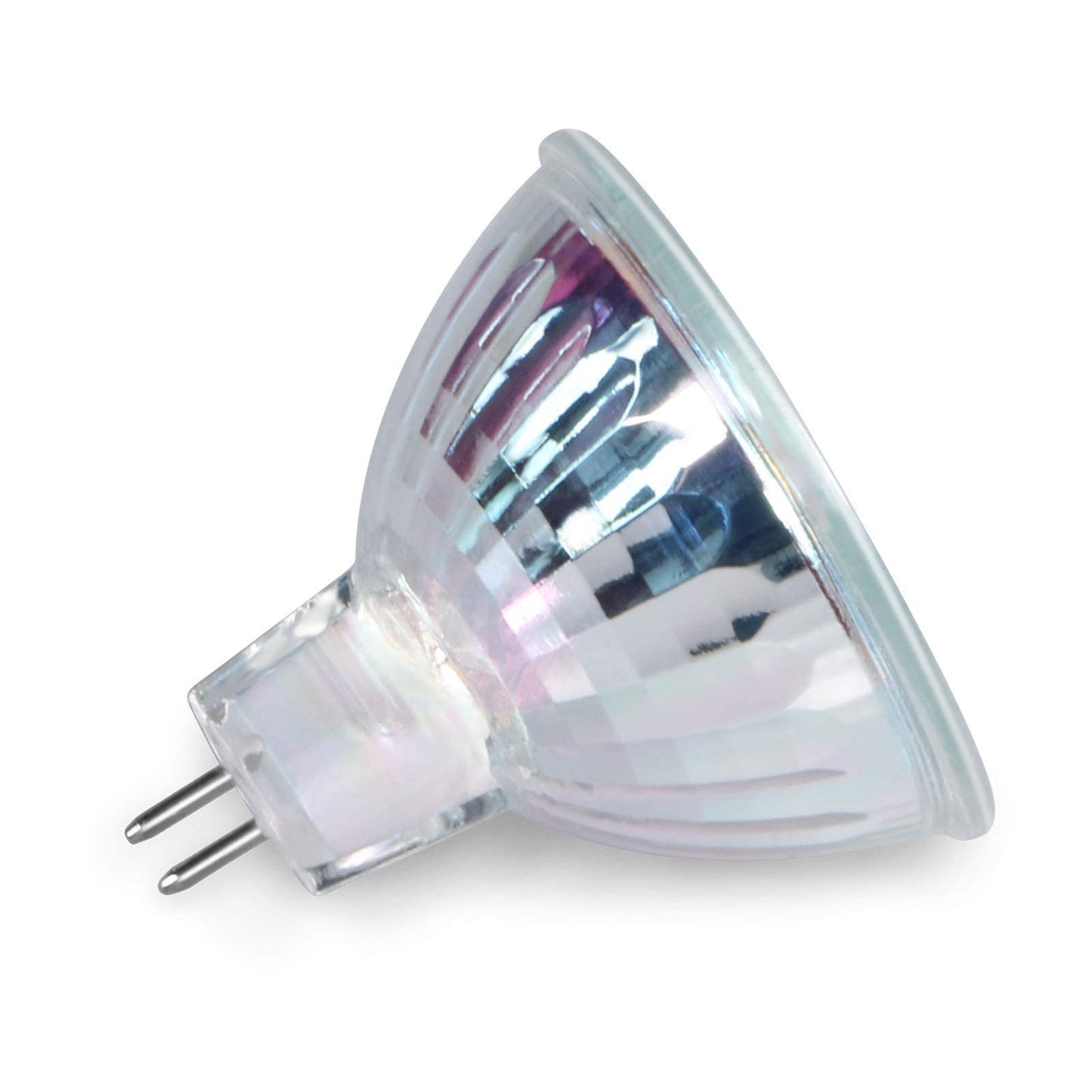 MR16 Halogen Bulbs 50W 12V GU5.3 Warm White Dimmable Spotlight 36° Bin-Pin Base MR16 Bulbs with Clear Glass Cover 12 Pack