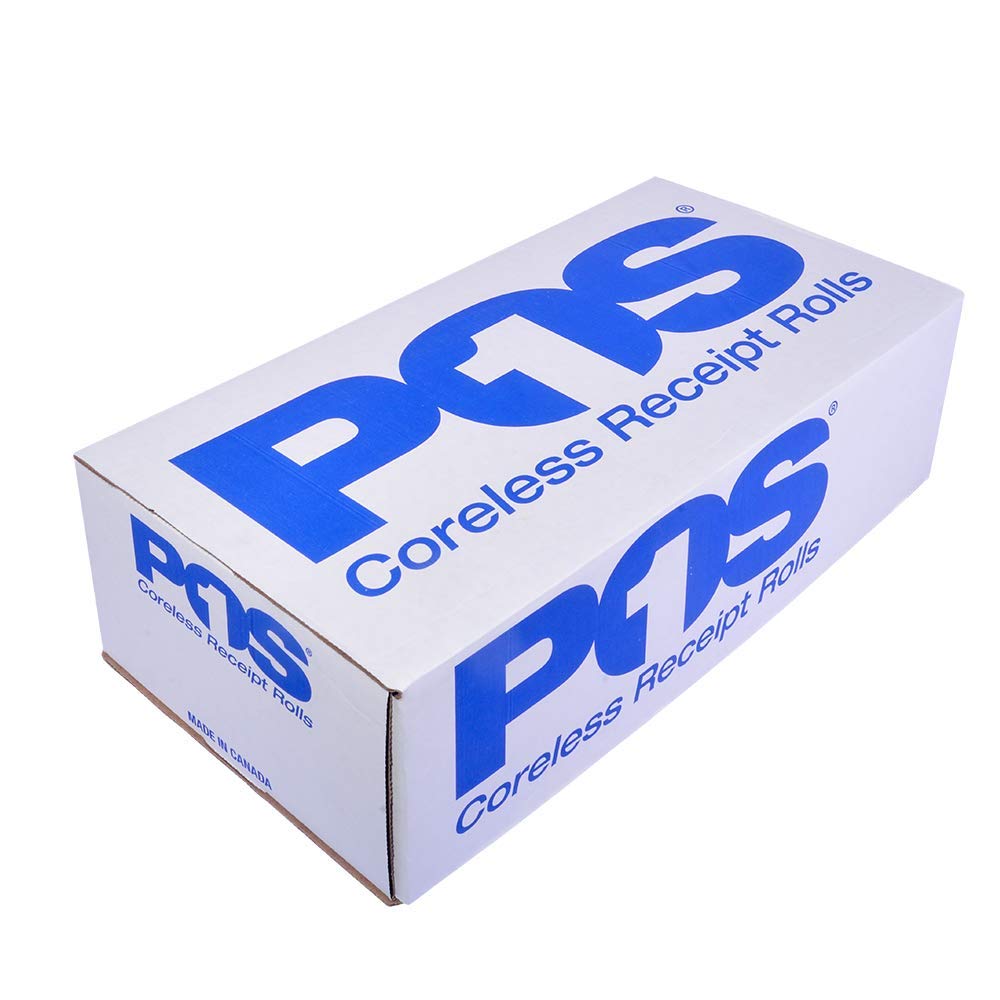 POS1 2 1/4 x 75 feet x 100 Rolls CORELESS BPA Free Thermal Paper Rolls for Handheld Thermal Receipt Paper Printers. 38mm Diameter