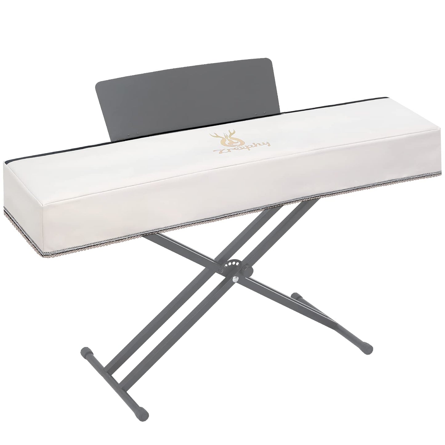 Zreephy Piano 88 Keys Keyboard Dust Cover with Music Stand Opening of Zipper Design, Dust Proof Cover Compatible for Yamaha P35 P45 P48 P71 P85 P95 P105 P115 P125 Digital Pianos Keyboards
