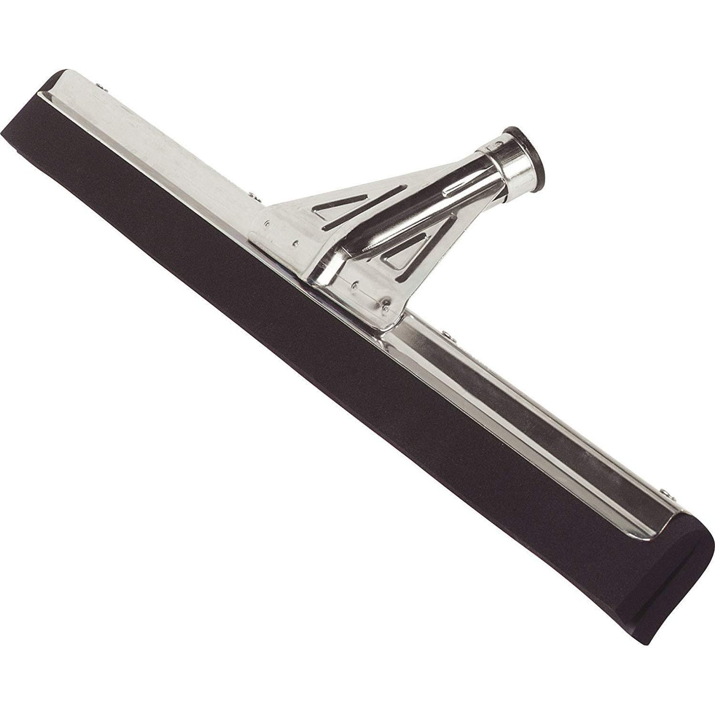 Sparta Flo-Pac Floor Rubber Squeegee Window Squeegee with Reinforced Metal Frame for Floor, Bathroom, Kitchen, Concrete, Tile, Garage, Commercial Use, 22 Inches, Black