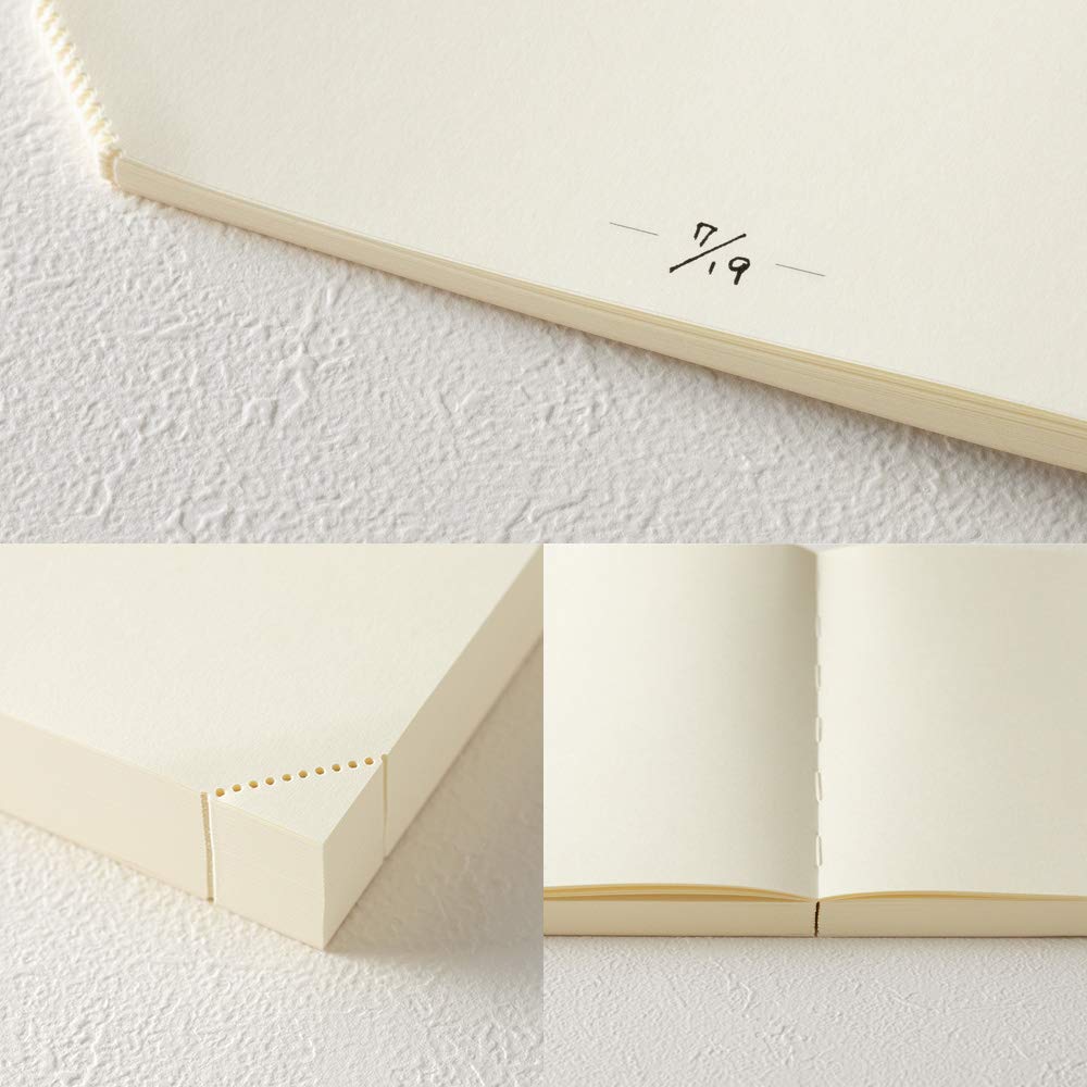 DESIGNPHIL Midori 15312006 Notebook, MD Notebook, Journal, A5, 1 Page Per Day, Unruled, A