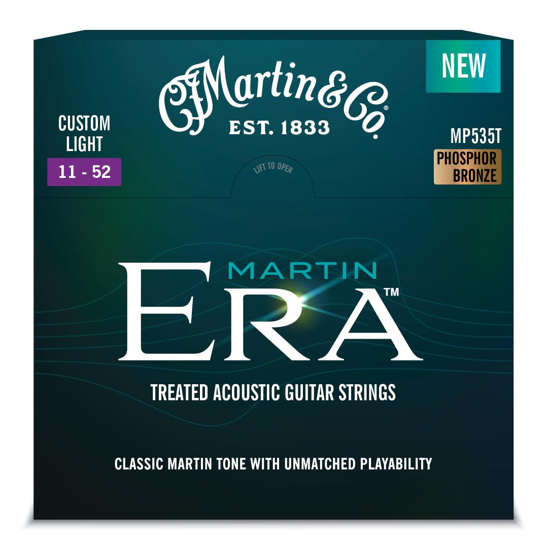 Martin MP535T Era Acoustic Guitar Strings Custom, Light