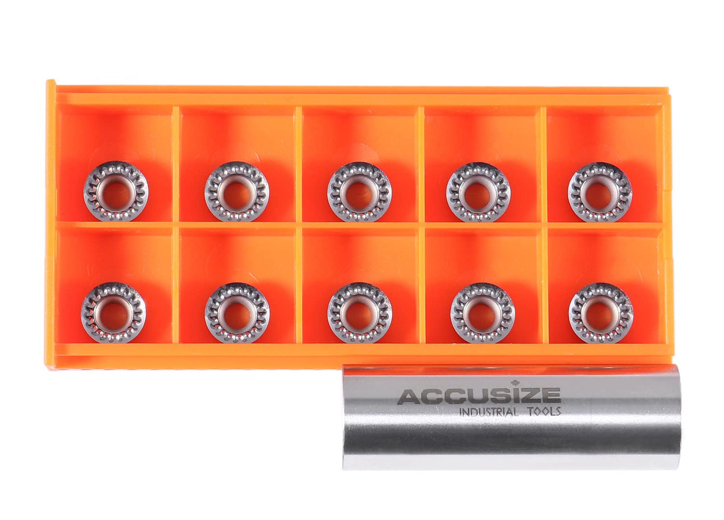 Accusize Industrial Tools Rcgt320 Carbide Inserts Uncoated, 10 Pc, 2524-1010x10