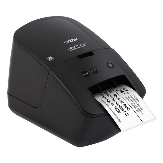 Brother Economic Desktop Label Printer QL-600, QL600, 2.4" Label Width Black