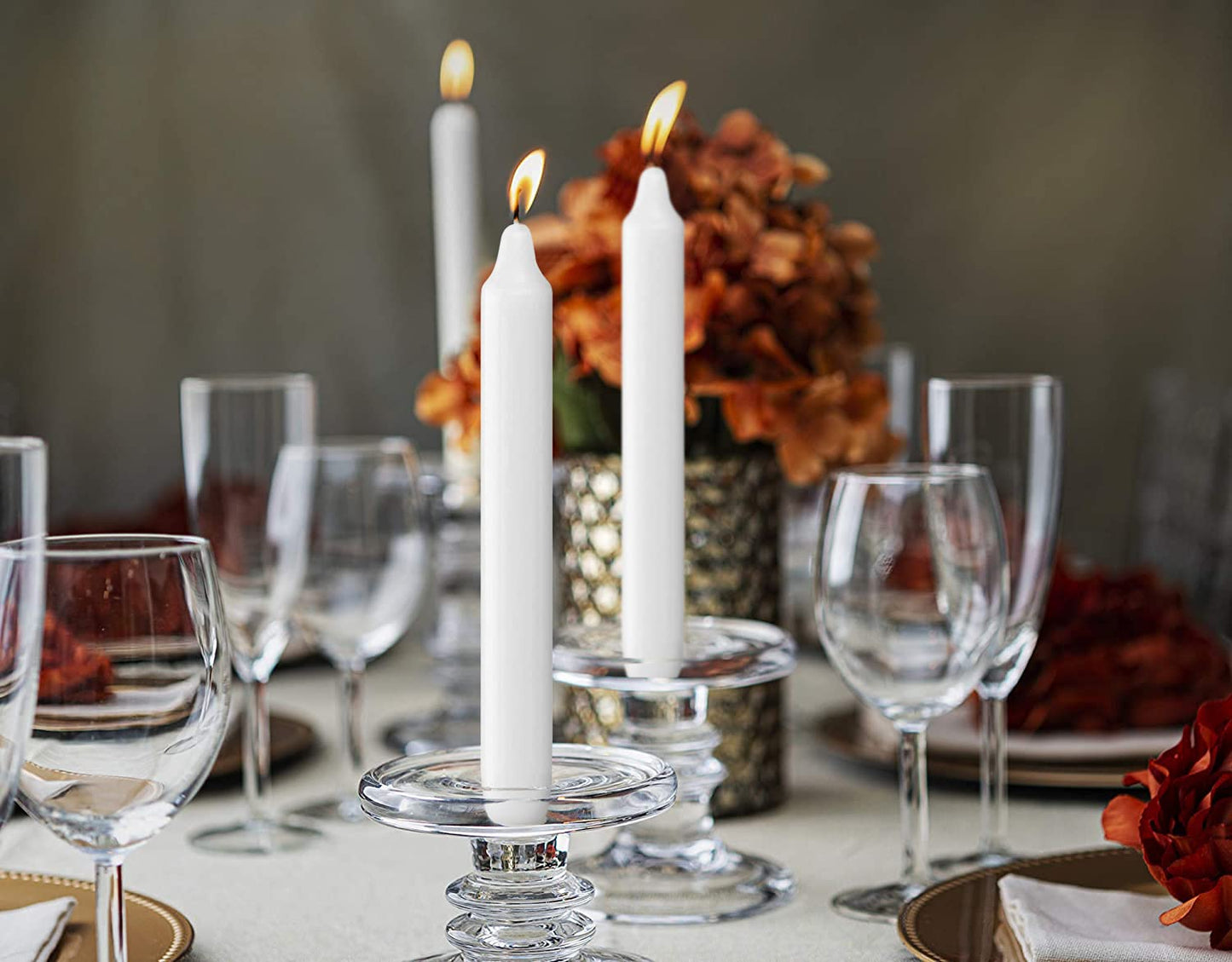BOLSIUS White Household Candles 7 Inch Dinner Candlesticks - 45 Count Bulk Pack - 6+ Hours Clean Burning - Premium European Quality - Shabbat Candles - No Palm Oil - 0% Animal Fat - Emergency Candles