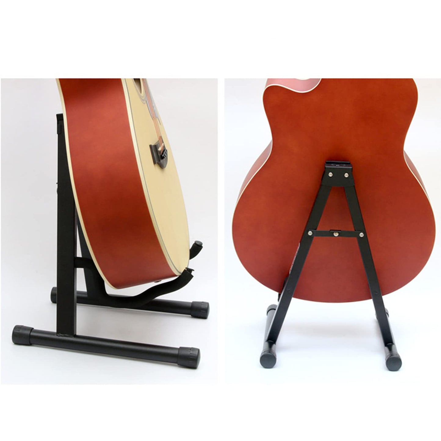 FETLLESN Adjustable Cello Stand,A-Frame Folding Cello Support Stand Compatible for Violin 1/8-4/4 Cellos Guitars Electric Bass Electric Guitar Stand Acoustic, Black