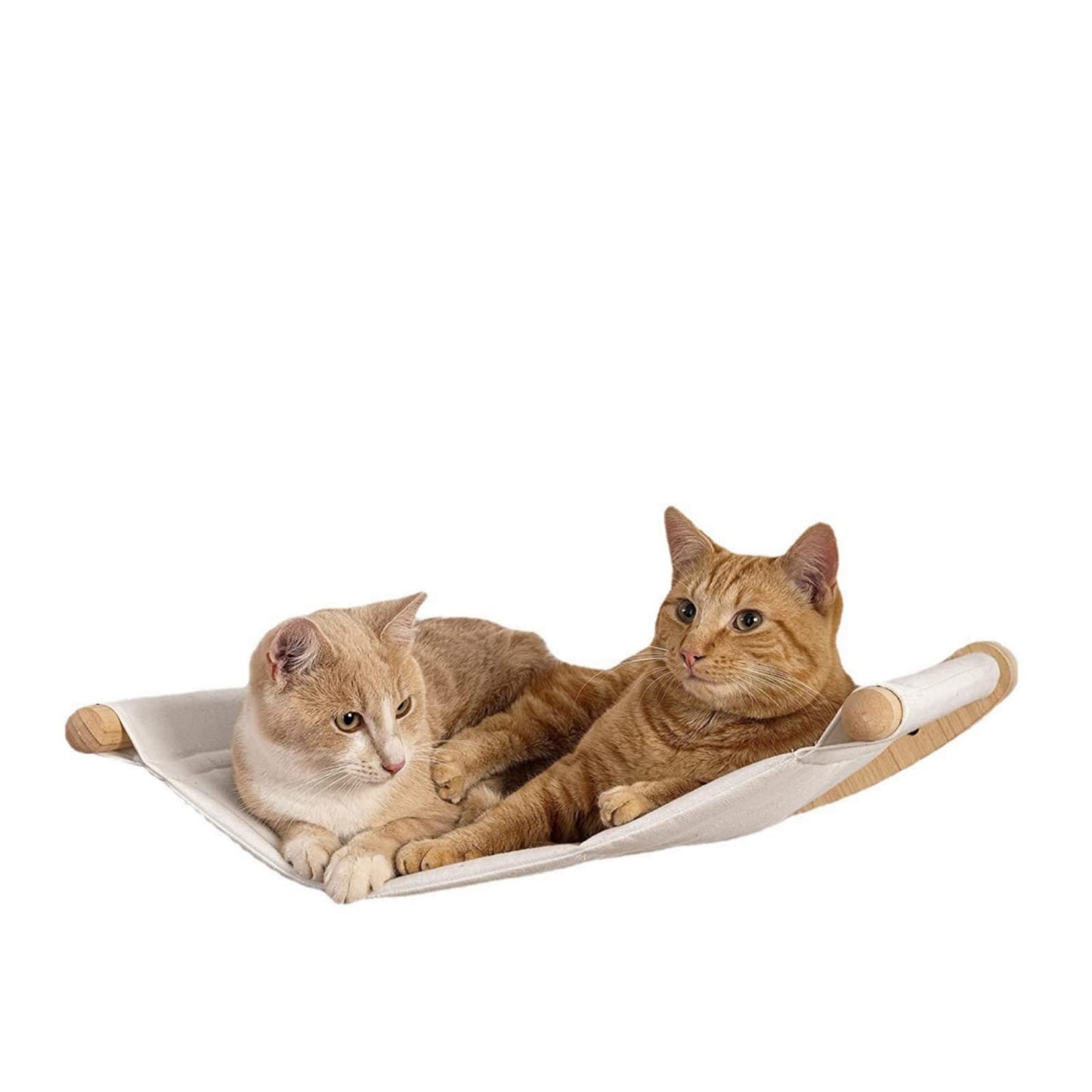 Cat Hammock Wall Mounted Cat Shelf with Two Steps - Cat Wall Shelves and Perches for Sleeping, Playing, Climbing Cat Bed & Furniture for Large Cats or Kitty Wall Cat Bed