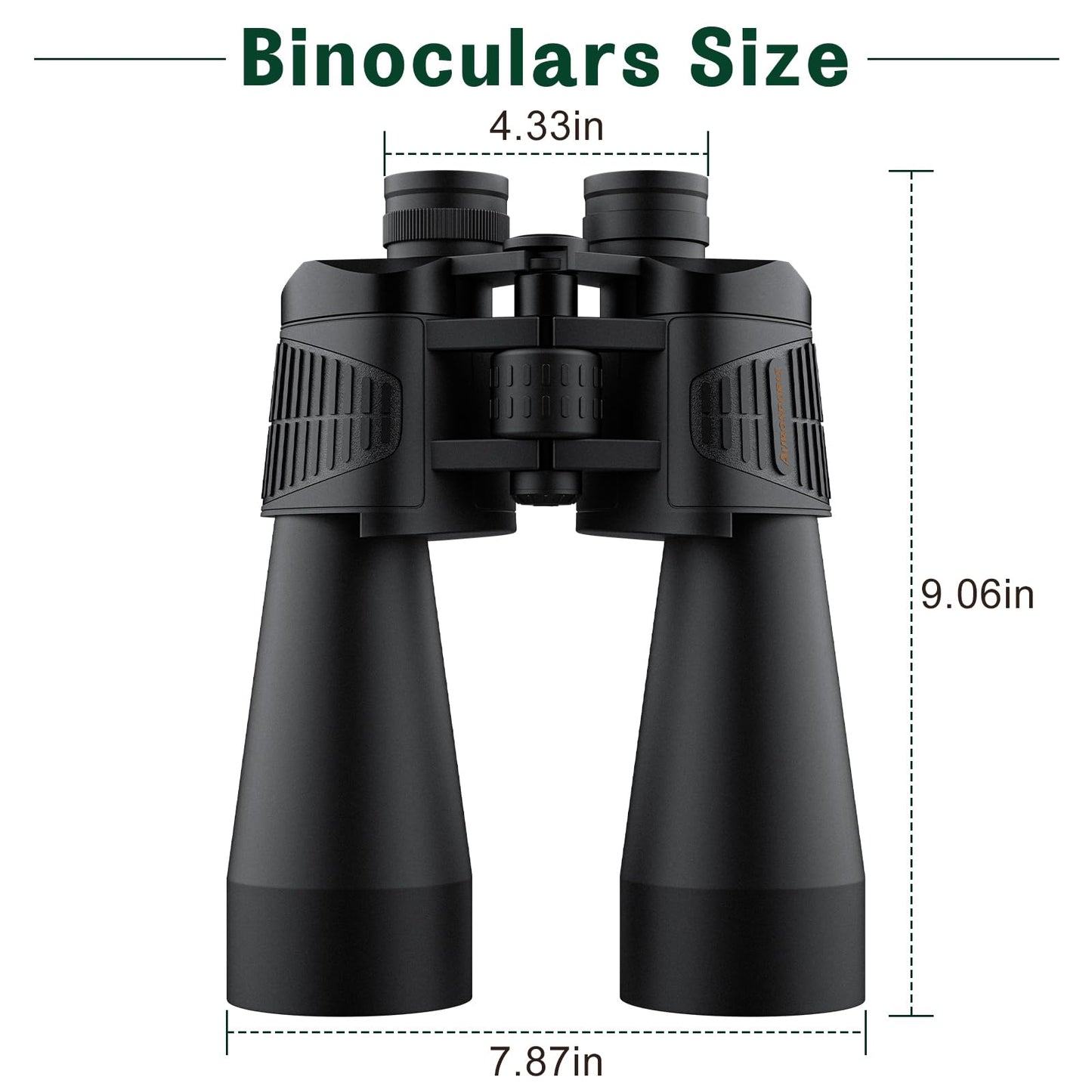 Binoculars for Adults High Powered - Aurosports 20x70 Binoculars for Bird Watching - Clear Low Light Vision for Hunting Travel Hiking Outdoor Sports Cruise