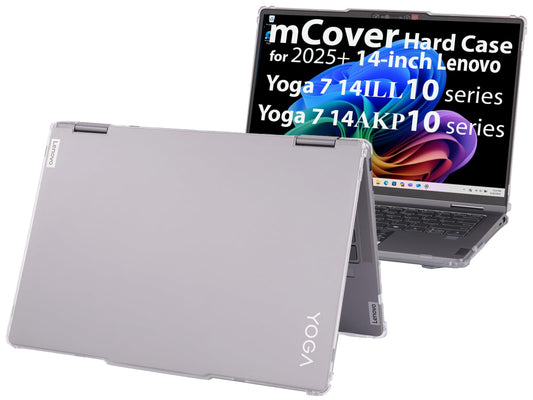 mCover case ONLY Compatible for 2025~2026 14-inch Lenovo Yoga 7 2-in-1 14ILL10 | 14AKP10 Series Windows Notebook Computers (NOT Fitting Any Other Models) (Clear)