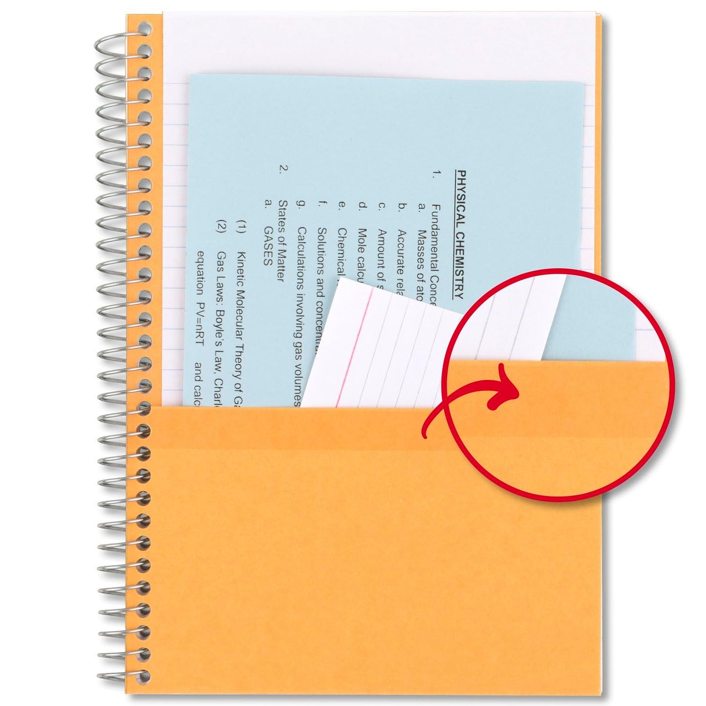Five Star Spiral Notebooks, 6 Pack, 5 Subject, College Ruled, 9 1/2" x 6", 150 Sheets, Amethyst Purple, Sedona Orange, Seaglass Green, Tidewater Blue, Gray and Black (840030A-ECM)