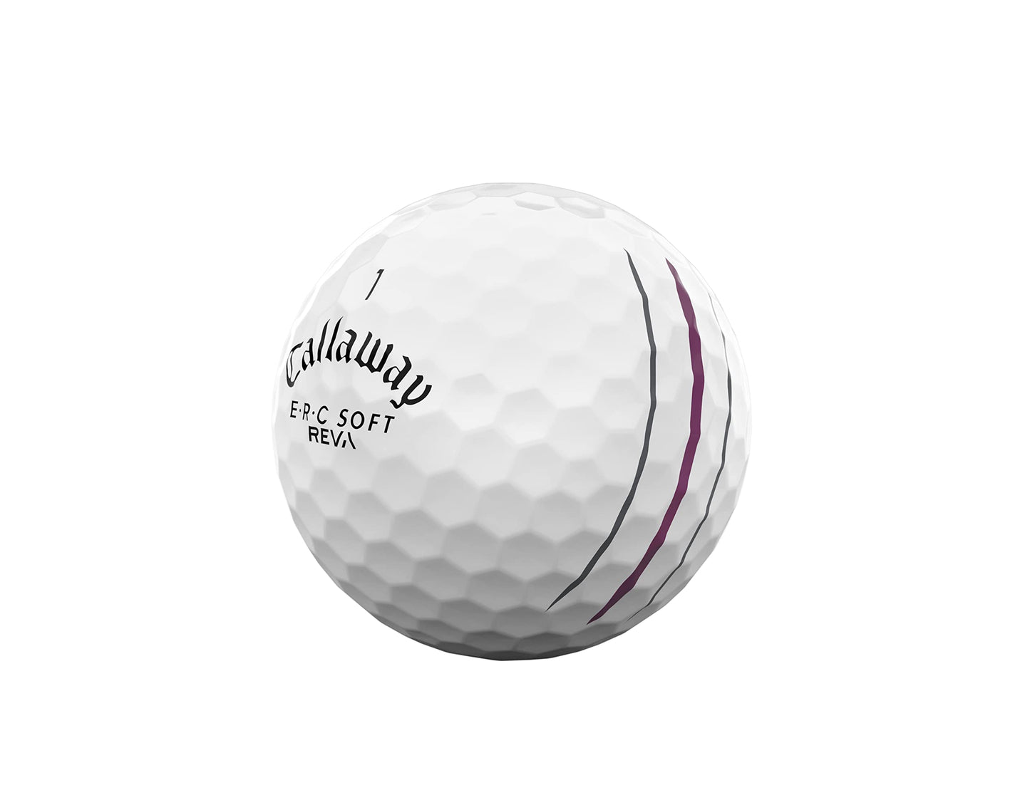 Callaway Golf ERC Soft Golf Balls (2023, 12 Ball Pack, Reva (Triple Track))