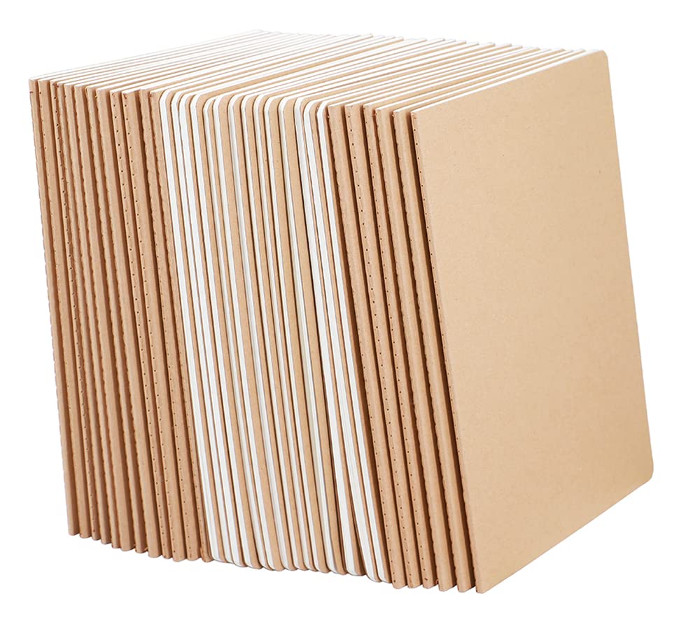 32 Pack Notebook Journals for Travelers, Students and Office, Writing Diary Subject Notebooks Planner with Thick Paper, 60 Pages, 30 Sheets, 8.3x5.5 inch, A5 Size, Travel Journal Set (Lined)
