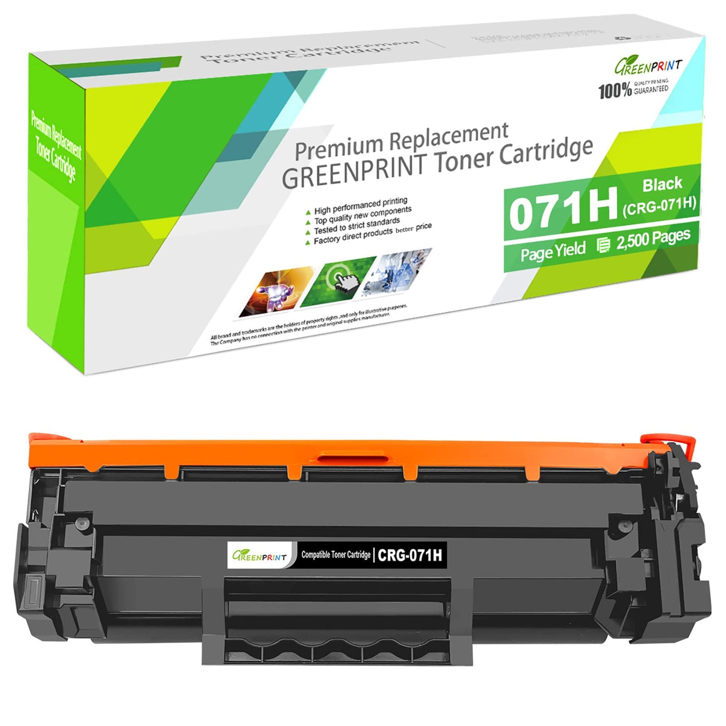071H CRG-071H CRG071H Compatible Toner Cartridge [2500 Pages] for Canon ImageCLASS LBP121 LBP122 LBP122dw MF272 MF272dw MF273 MF273dw MF275 MF275dw LBP120 MF270 Series Printers （Black, High Capacity