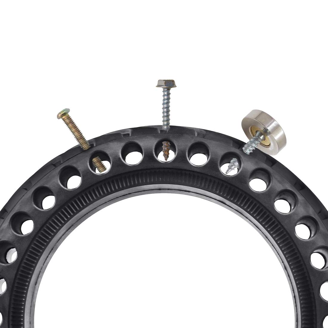 8.5 Inch Solid Tire Tyre for Xiaomi mijia M365, Front/Rear Rubber Tire Wheel Replacement for Electric Scooter 8 1/2x2 Anti-slip (2)