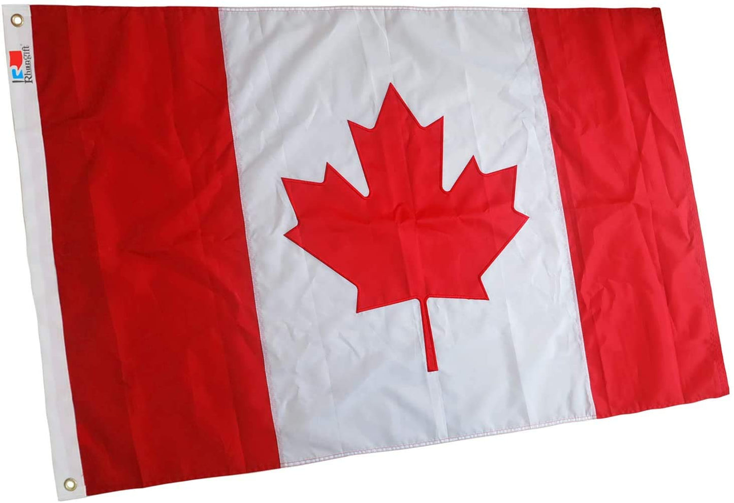 Premium 3X6 Ft Canada Flag Outdoor, Official Proportion1:2|36X72inch |Embroidered Maple Leaf Longest Lasting Oxford Nylon 210D- Canadian Flags, Quadruple Stitched Fly Ends Heavy Ca Flags