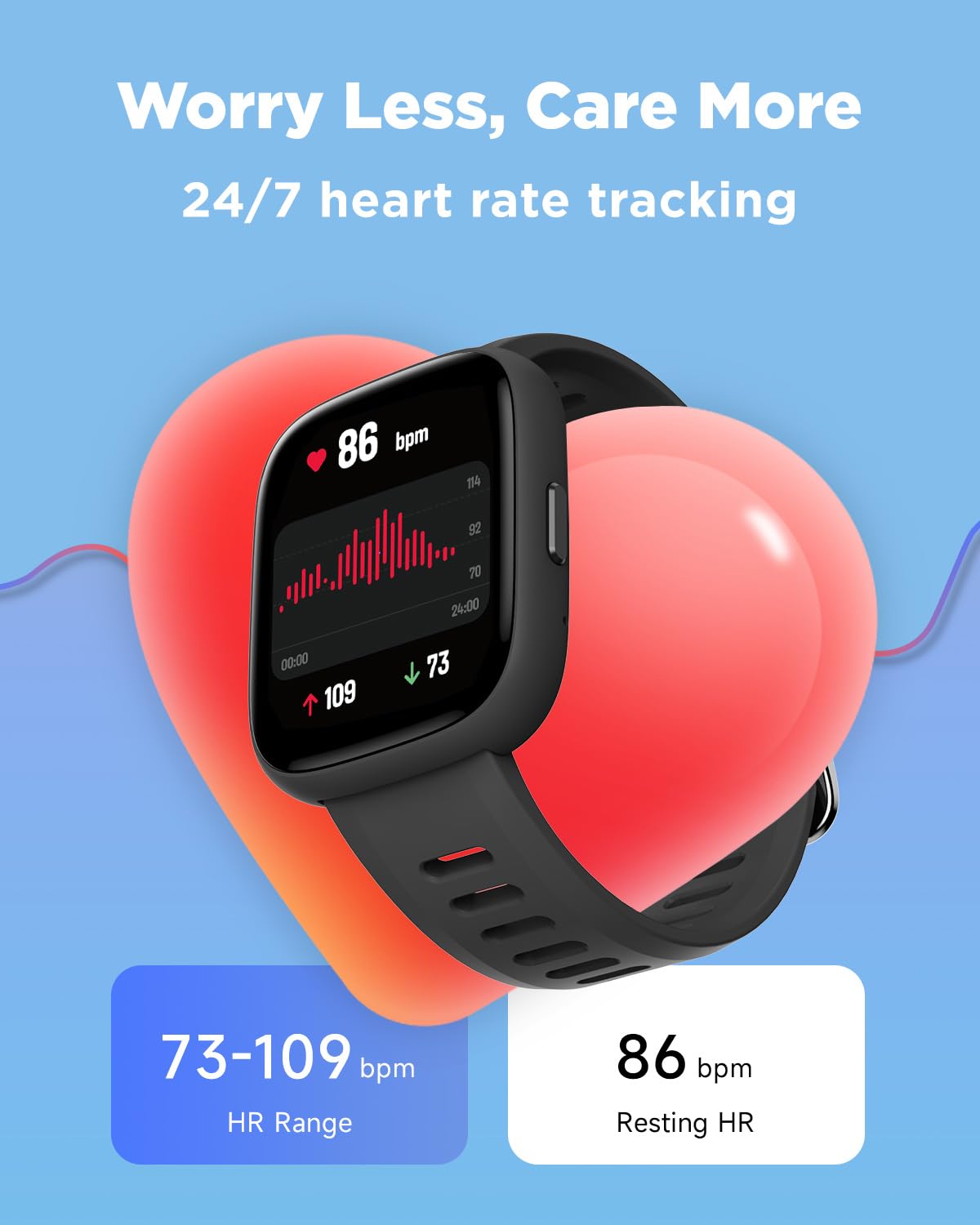 BIGGERFIVE Smart Watch for Kids, 1.8" Fitness Tracker Watch Pedometer, Heart Rate, IP68 Waterproof, Sleep Monitor, Calorie Step Counter, 5 Puzzle Games with/Without APP for Girls Boys Teens 5-16