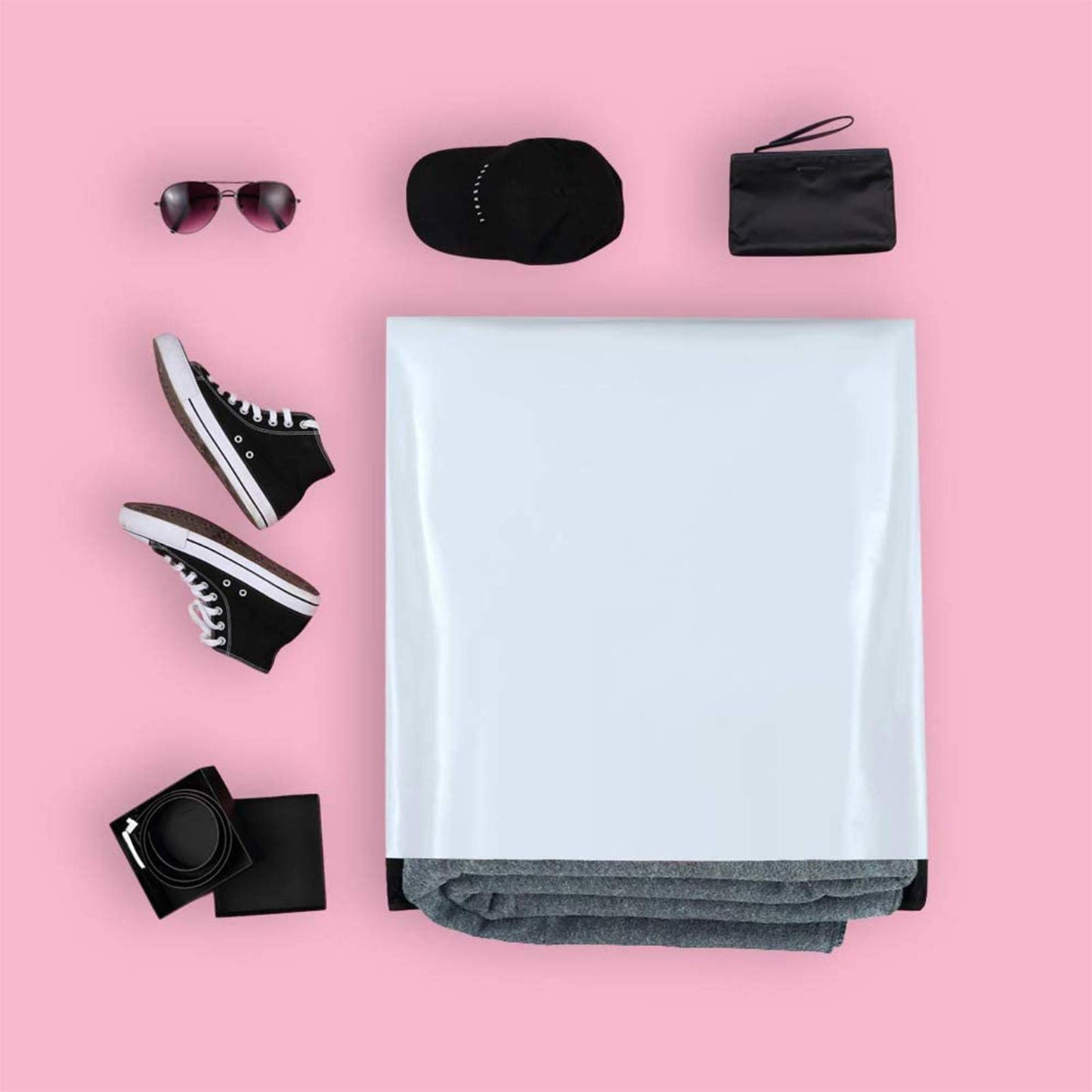 ePack 50PCS - 19x24” White Poly Mailer 2.5 Mil Envelopes Shipping Bags with Self Adhesive, Waterproof and Tear-Proof Postal Bag (#8)