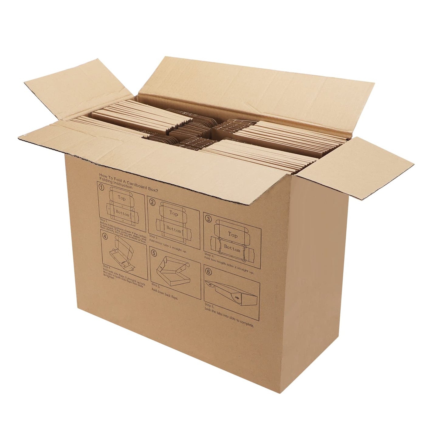 PHAREGE 9x6x2 inch Shipping Boxes 50 Pack, Brown Cardboard Gift Boxes with Lids for Wrapping Giving Women Men Presents, Small Corrugated Mailer Boxes for Packaging Mailing Small Business
