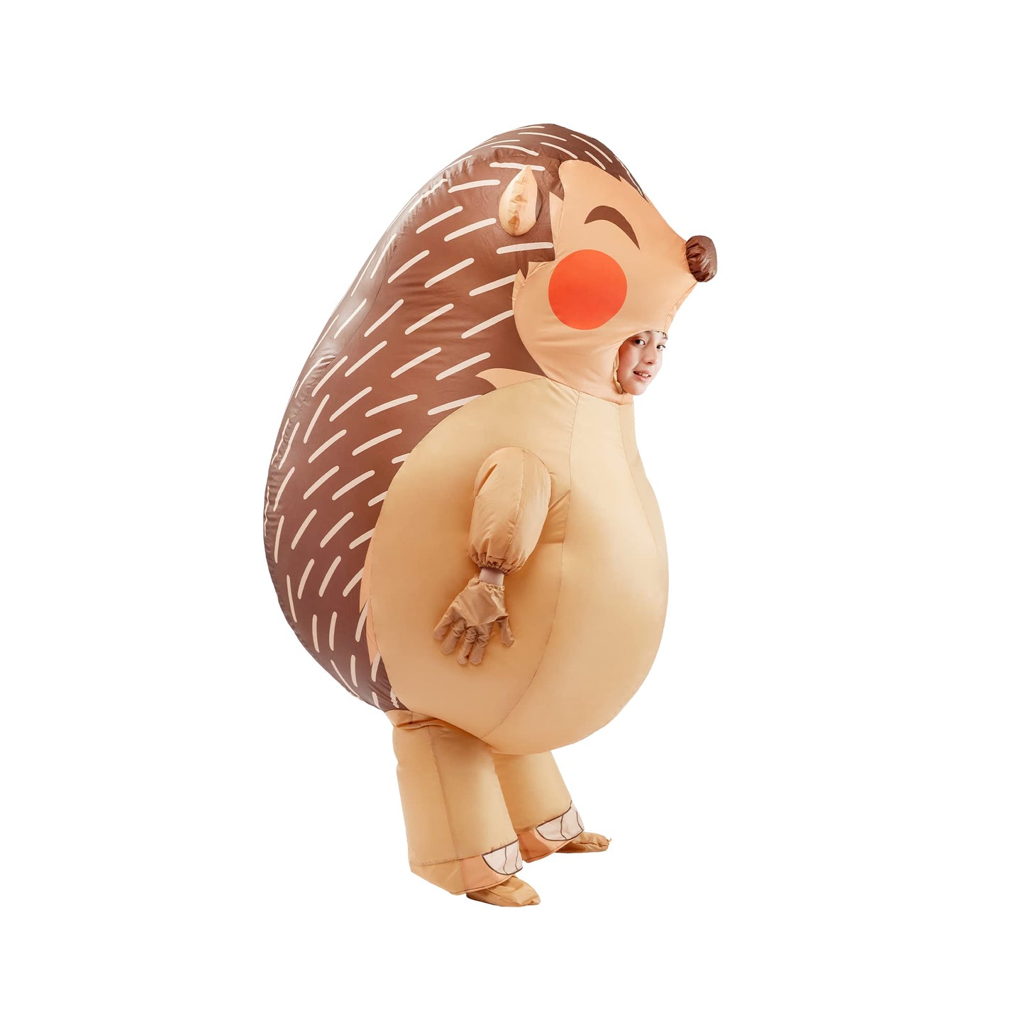 Spooktacular Creations Hedgehog Inflatable Costume for Kids, Full Body Inflatable Costume for Halloween Costumes Party