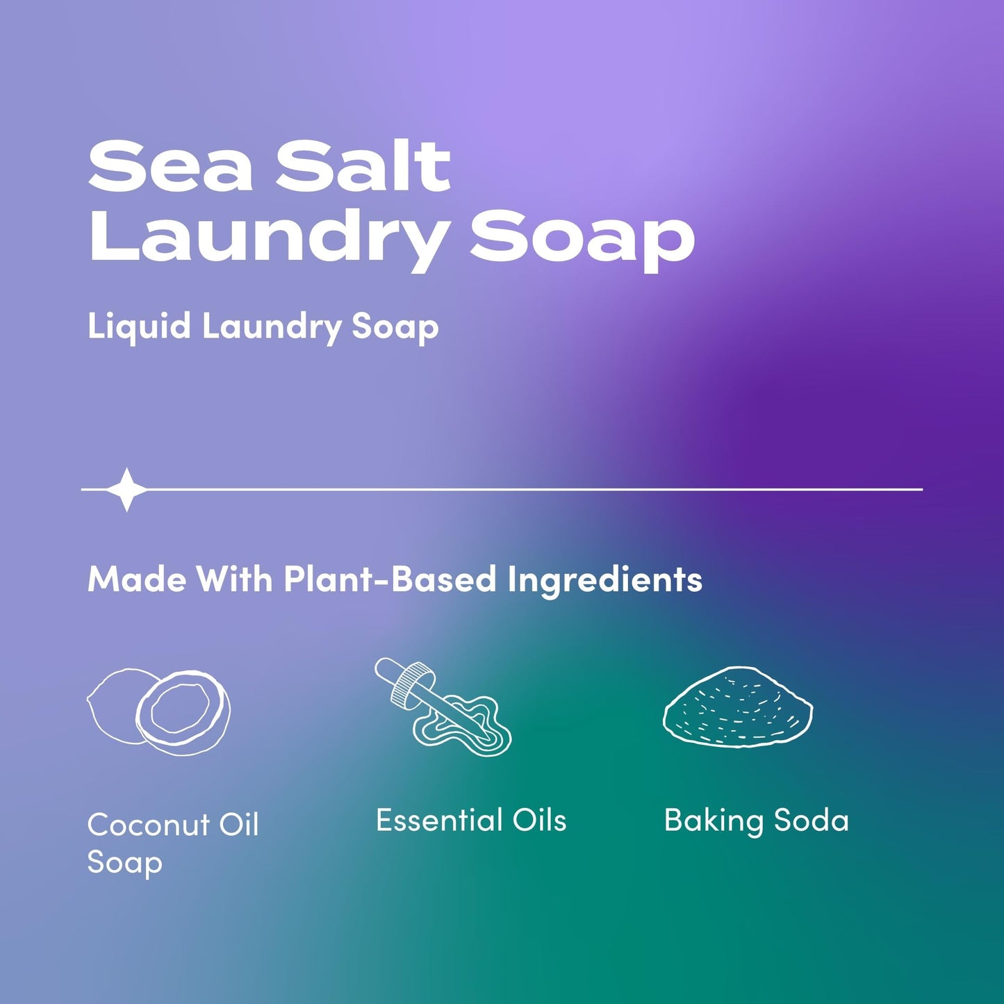 Zum Sea Salt Clean Laundry Soap 64 Oz, 1 Count