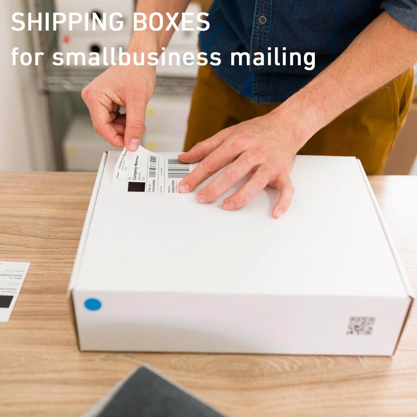 Shipping Boxes 9x6X4 Inches Set of 20 White Corrugated Cardboard Mailer Boxes for Packing, Mailing, and Small Business