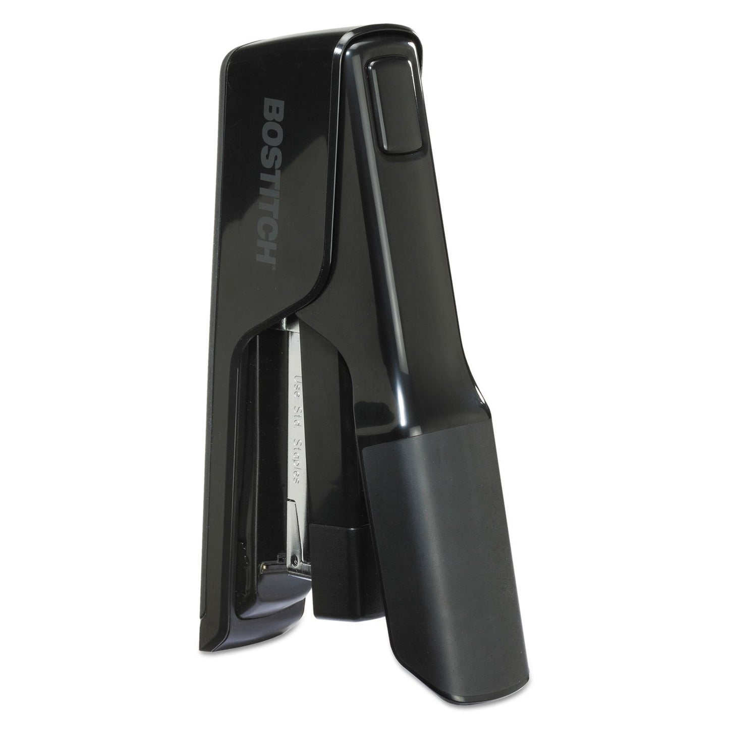 Bostitch B9040 EZ Squeeze 40 Sheet Flat Clinch Desktop Stapler, Reduced Effort, Black