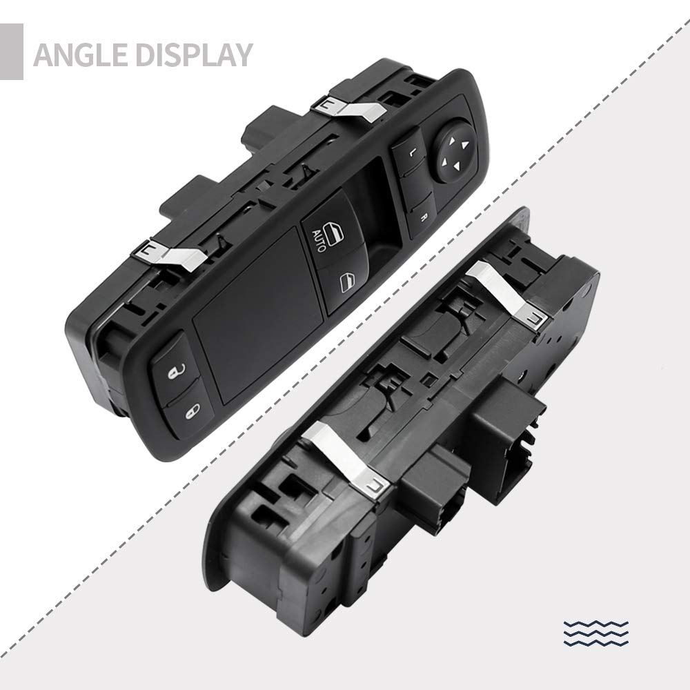 Anxingo Driver Side Power Window Switch 04602627AG 4602627AG 68110870AA 68110870AB Replacement for Dodge Grand Caravan Chrysler Town & Country