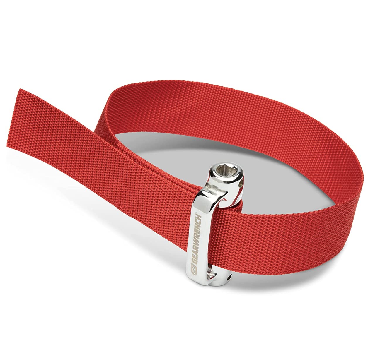 GEARWRENCH 3/8" & 1/2" Drive Heavy-Duty Oil Filter Strap Wrench, 3529D , Red