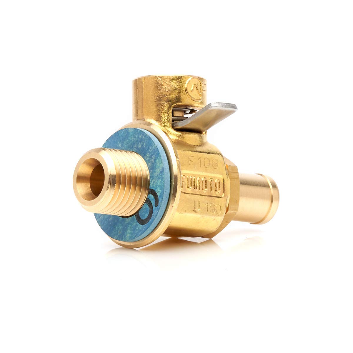 Original Fumoto F108N with LC-10 Lever Clip FN-Series Engine Oil Drain Valve, 1 Pack Gold